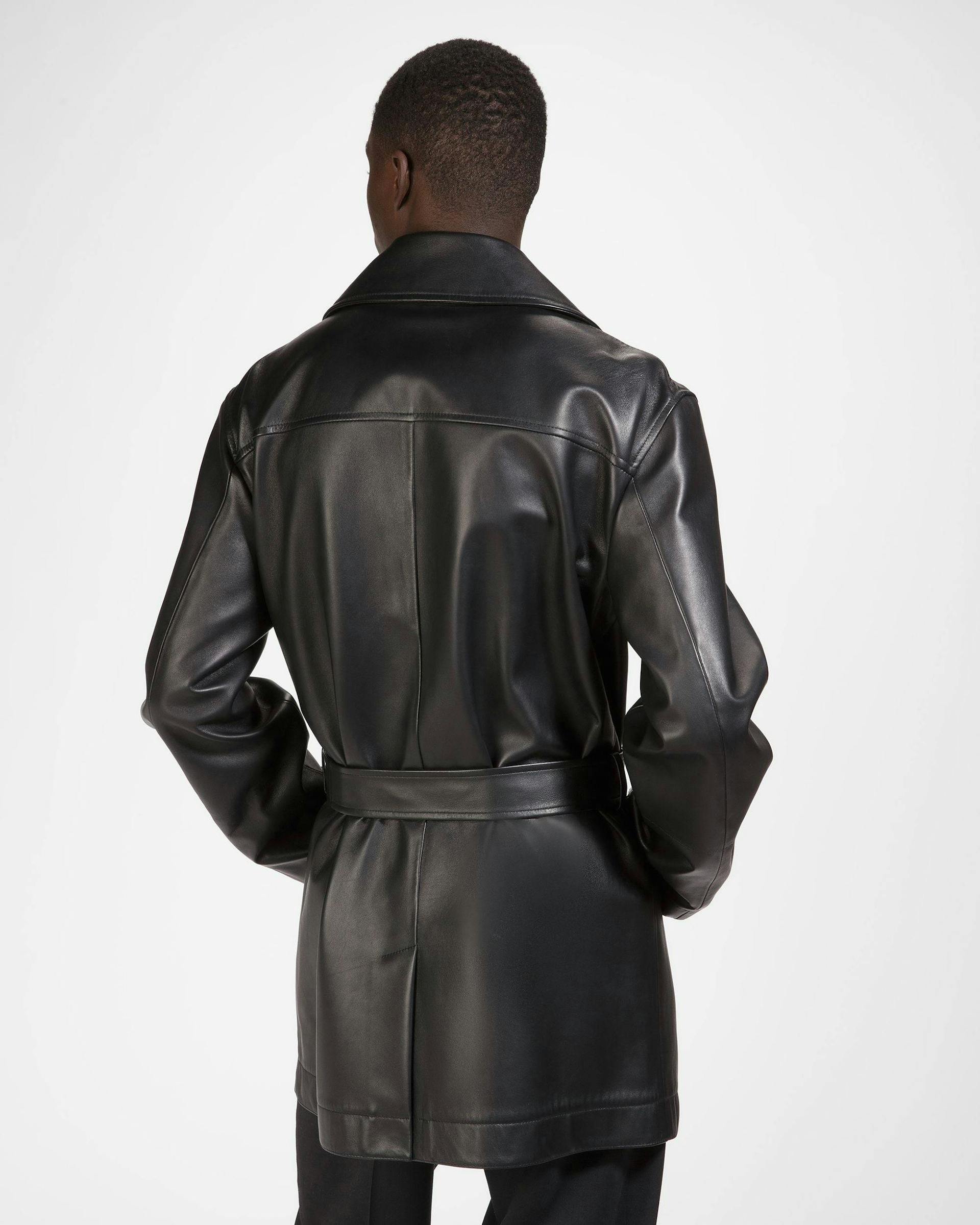 Leather Coat In Black - Men's - Bally - 04