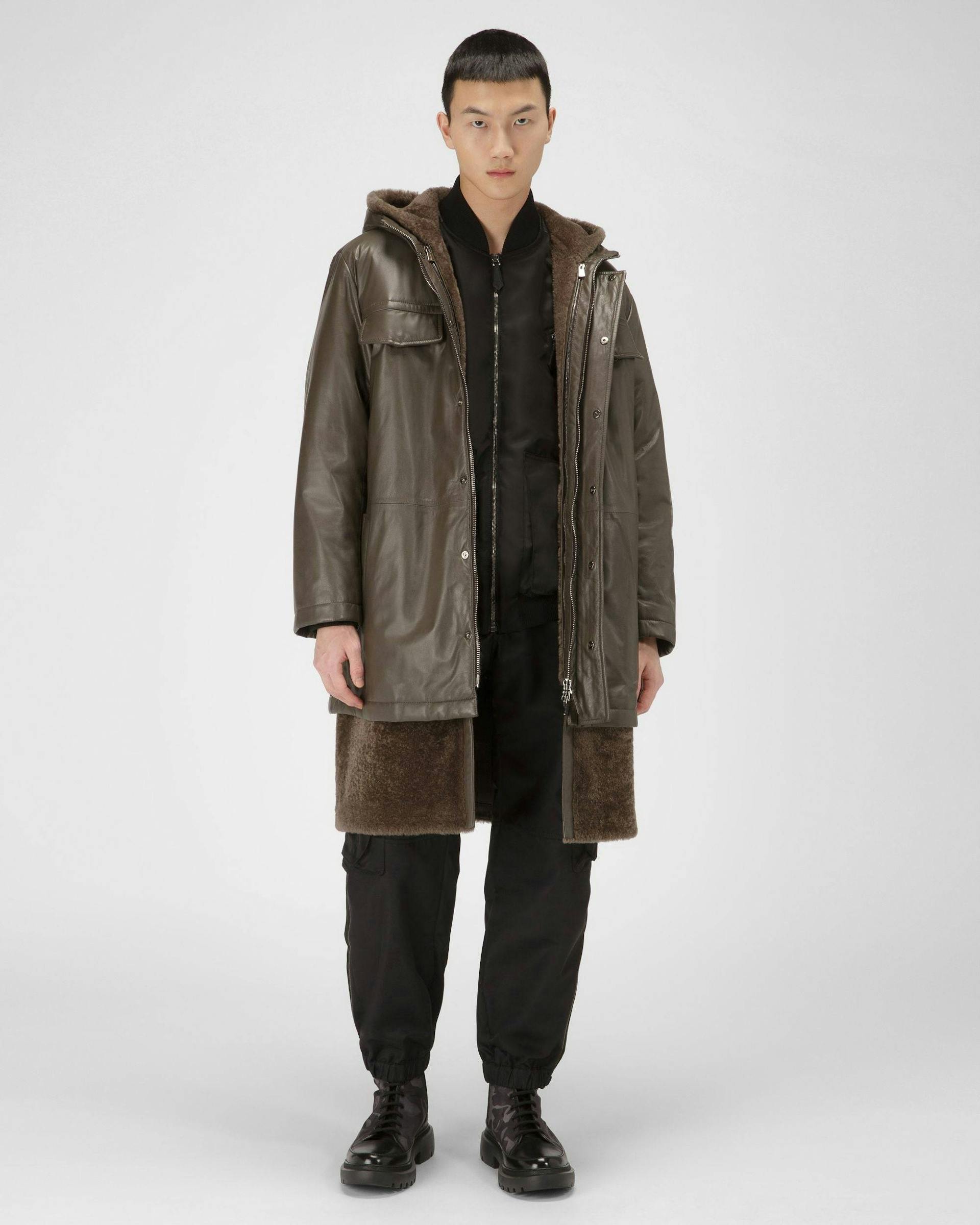 Leather Coat In Brown - Men's - Bally - 07