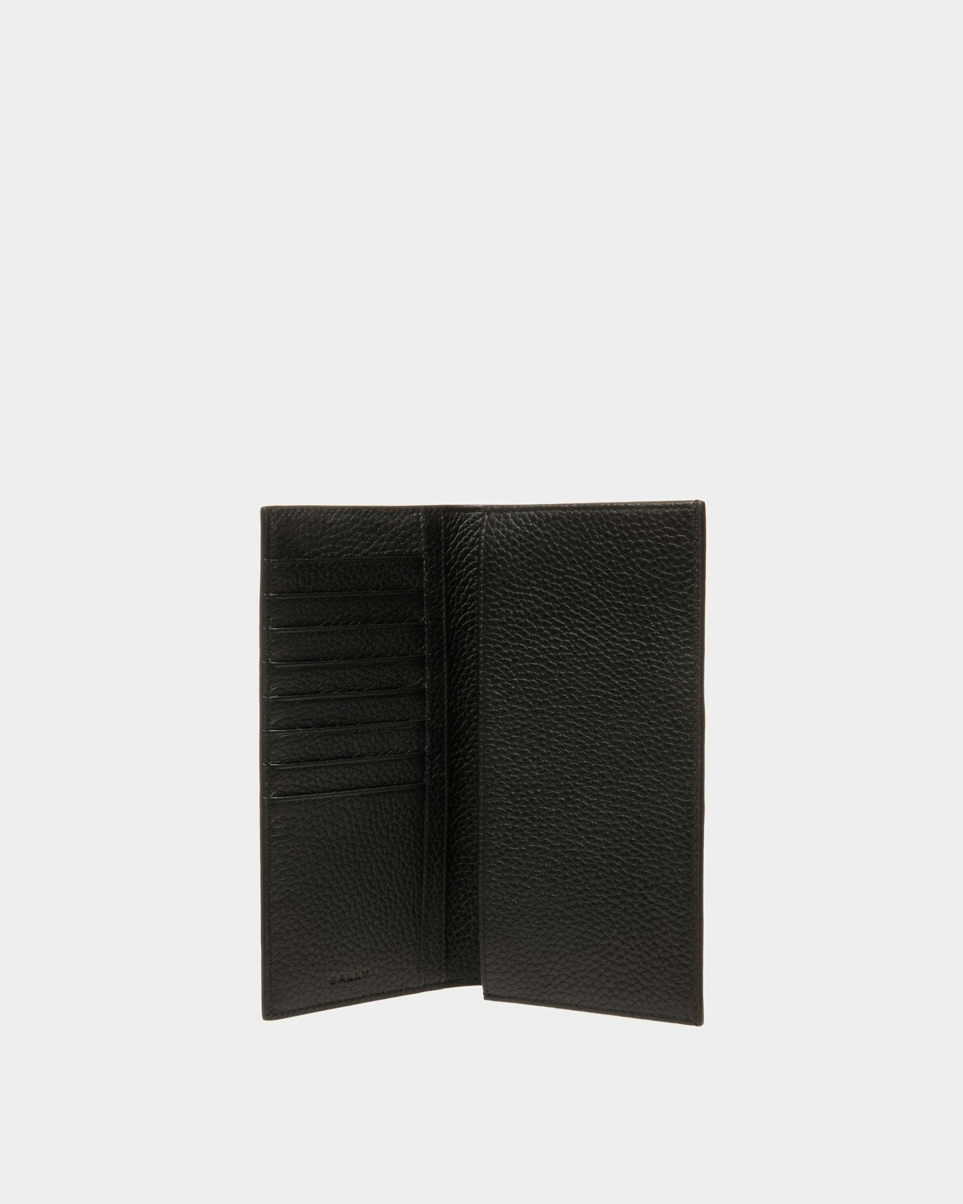 Ribbon Continental Wallet In Black Leather - Men's - Bally - 03