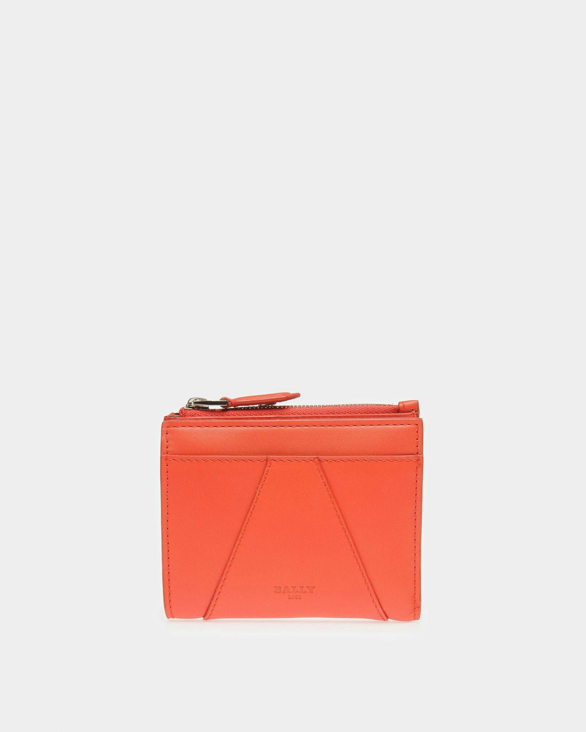 Axeel Leather Wallet In Orange - Men's - Bally - 01