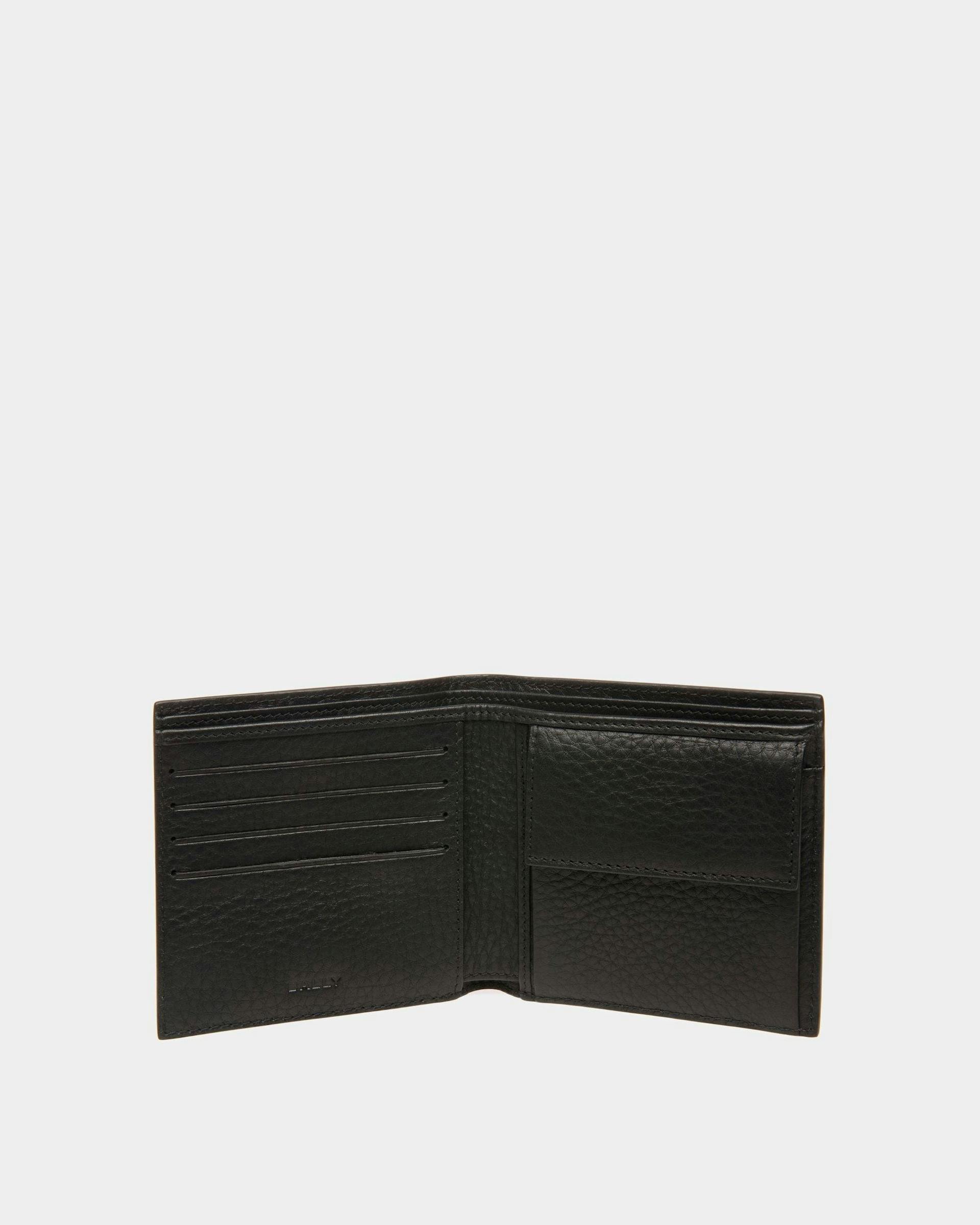 Ribbon ID Coin Wallet In Black Leather - Men's - Bally - 03