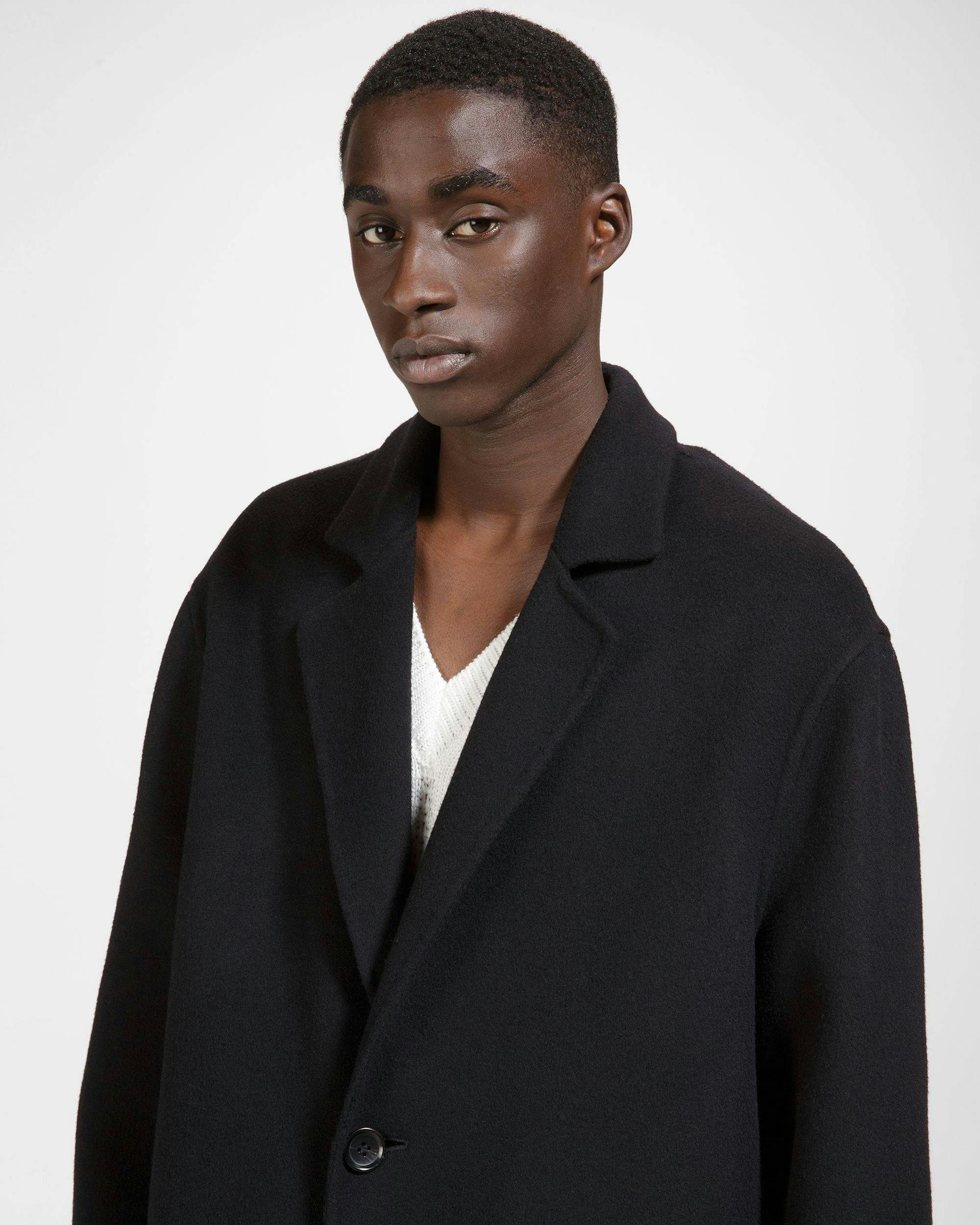 Cashmere Coat In Black - Men's - Bally - 07
