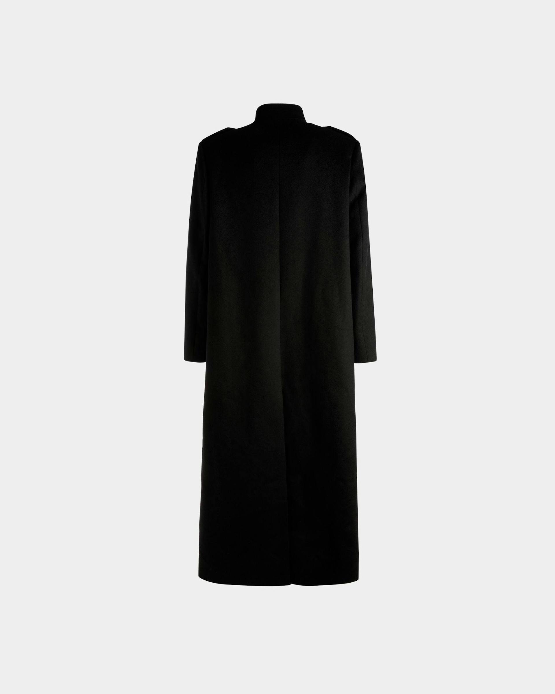 Long Utility Coat In Black Wool - Men's - Bally - 03