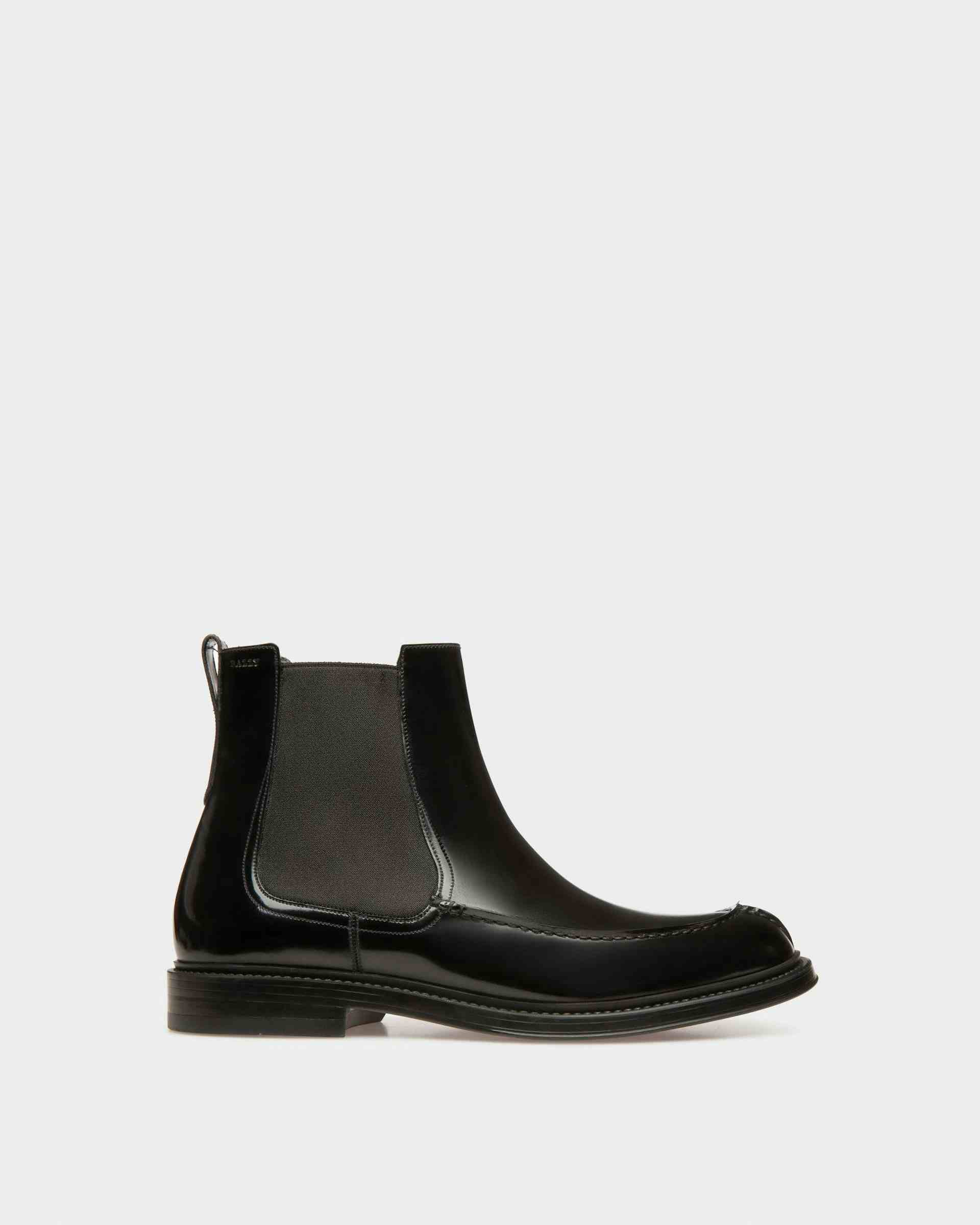 Nidro Leather Boots In Black - Men's - Bally