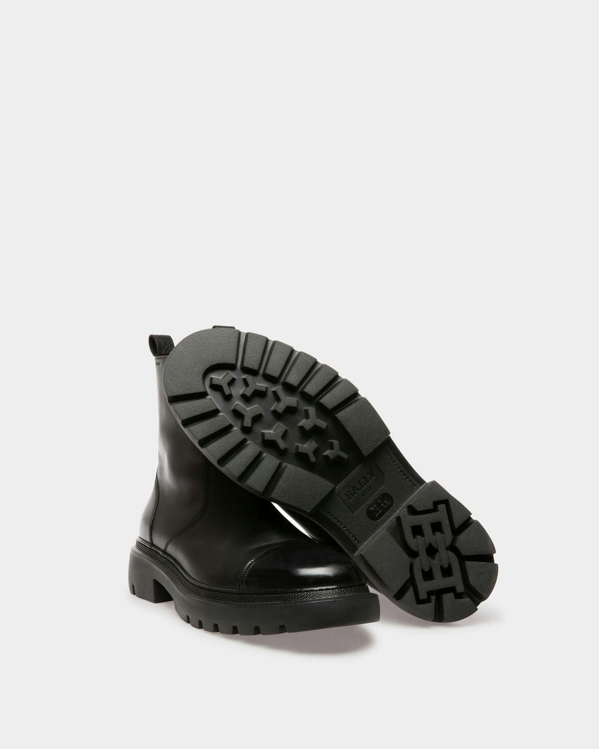 Vaughen Leather Boots In Black - Men's - Bally - 05