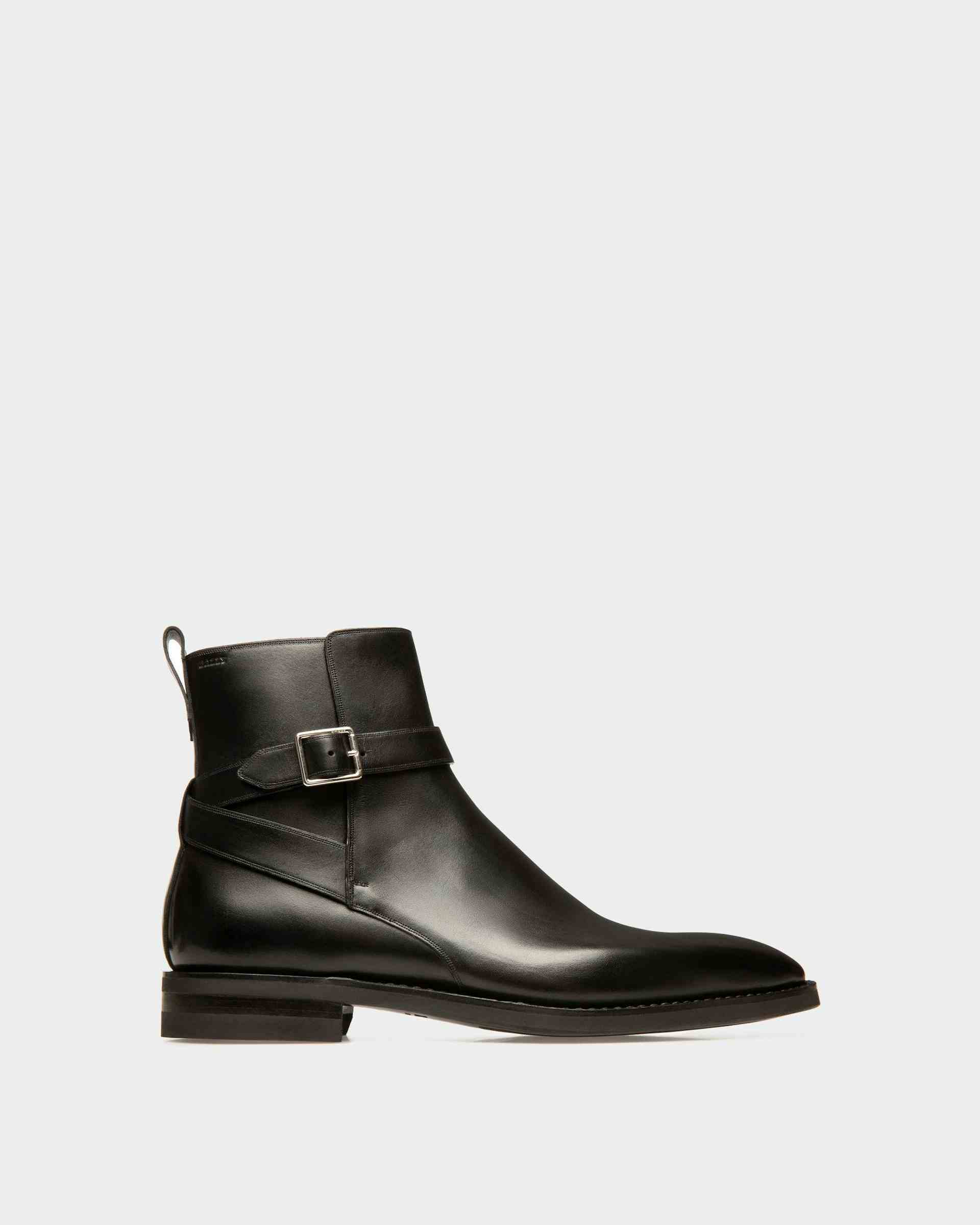 Scribe Novo Booties In Black Leather - Men's - Bally