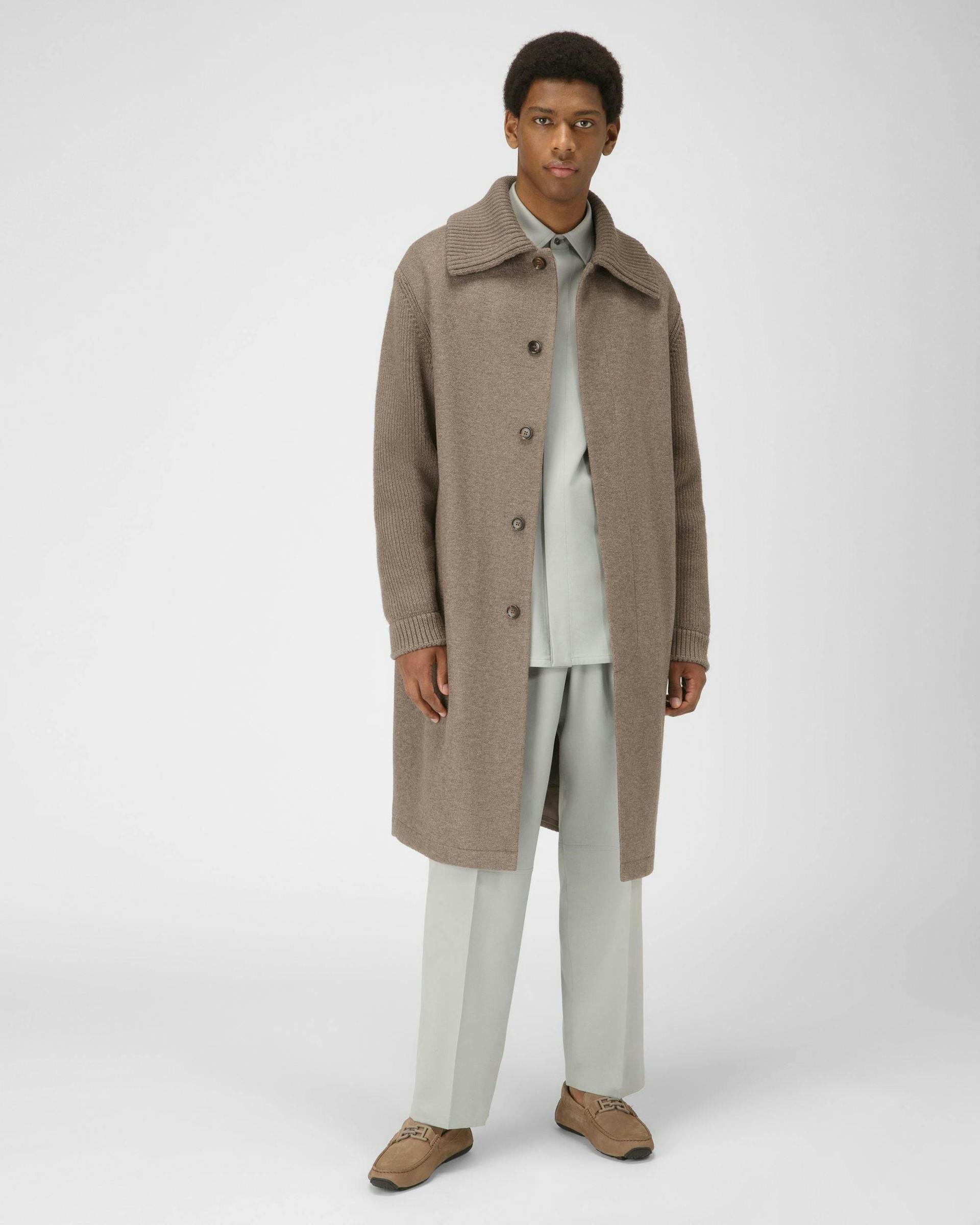 Parsal Drivers En Cuir Taupe - Homme - Bally - 01