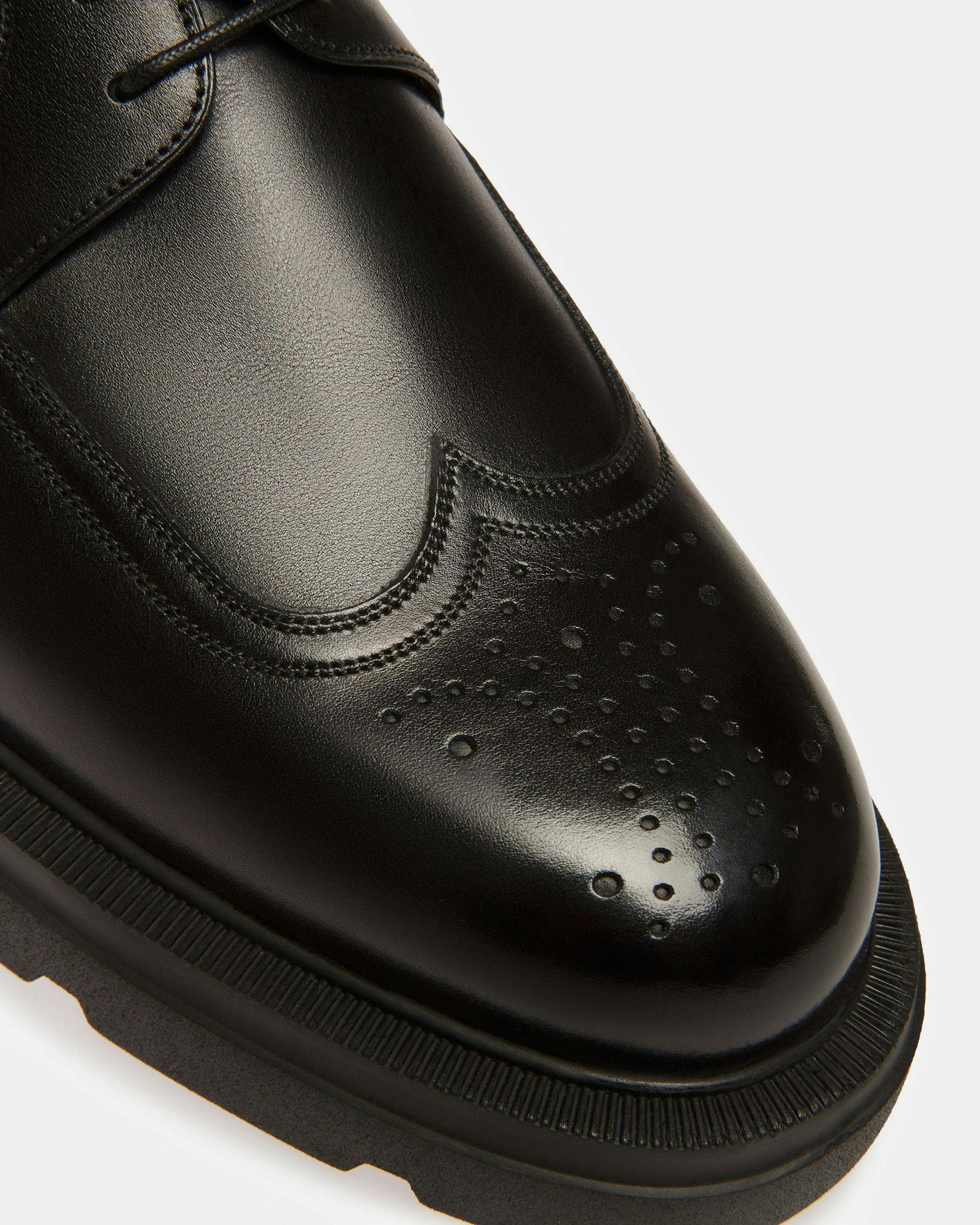 Zelik Leather Derby Shoes In Black - Men's - Bally - 06
