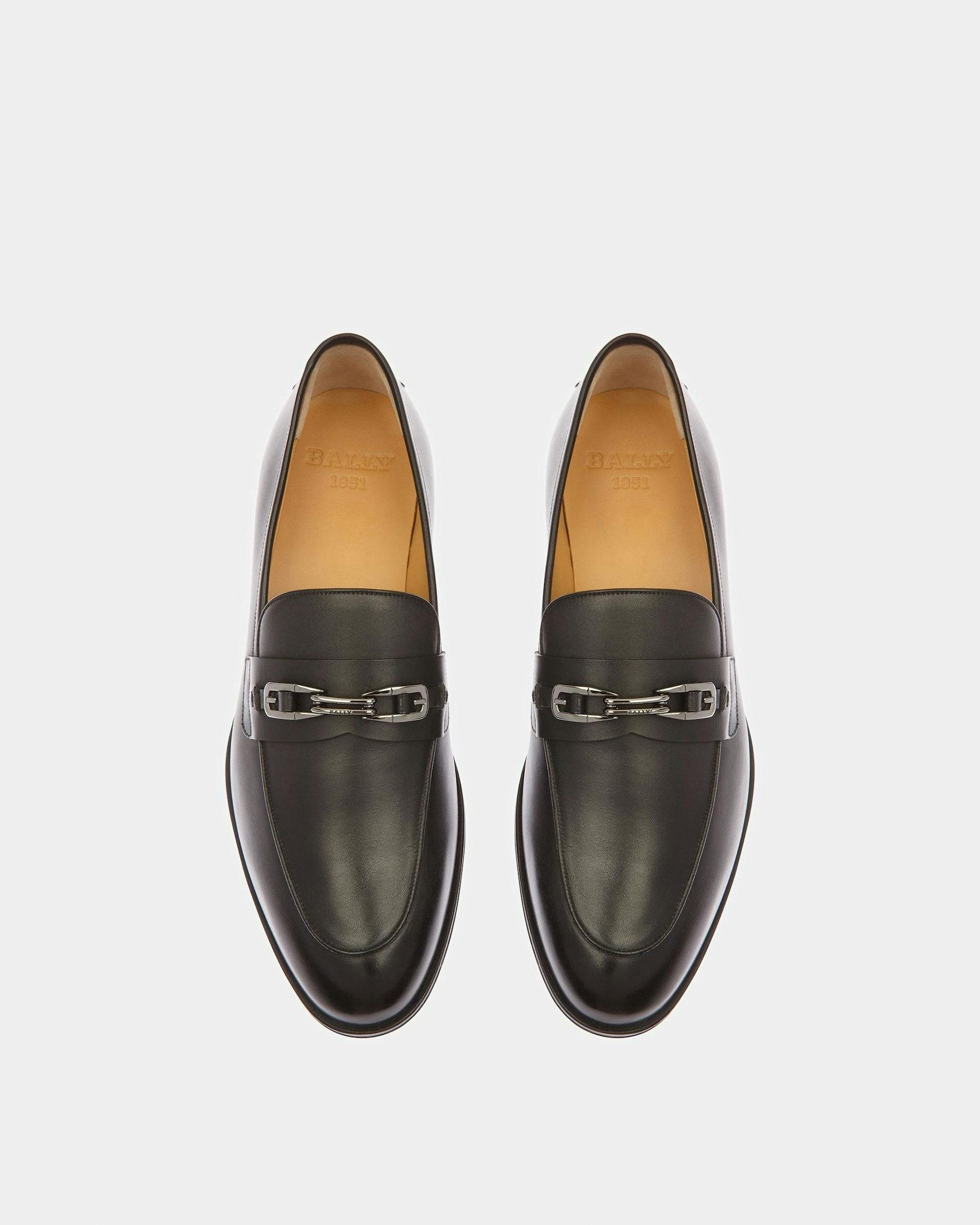 Westro Leather Loafers In Black - Men's - Bally - 02