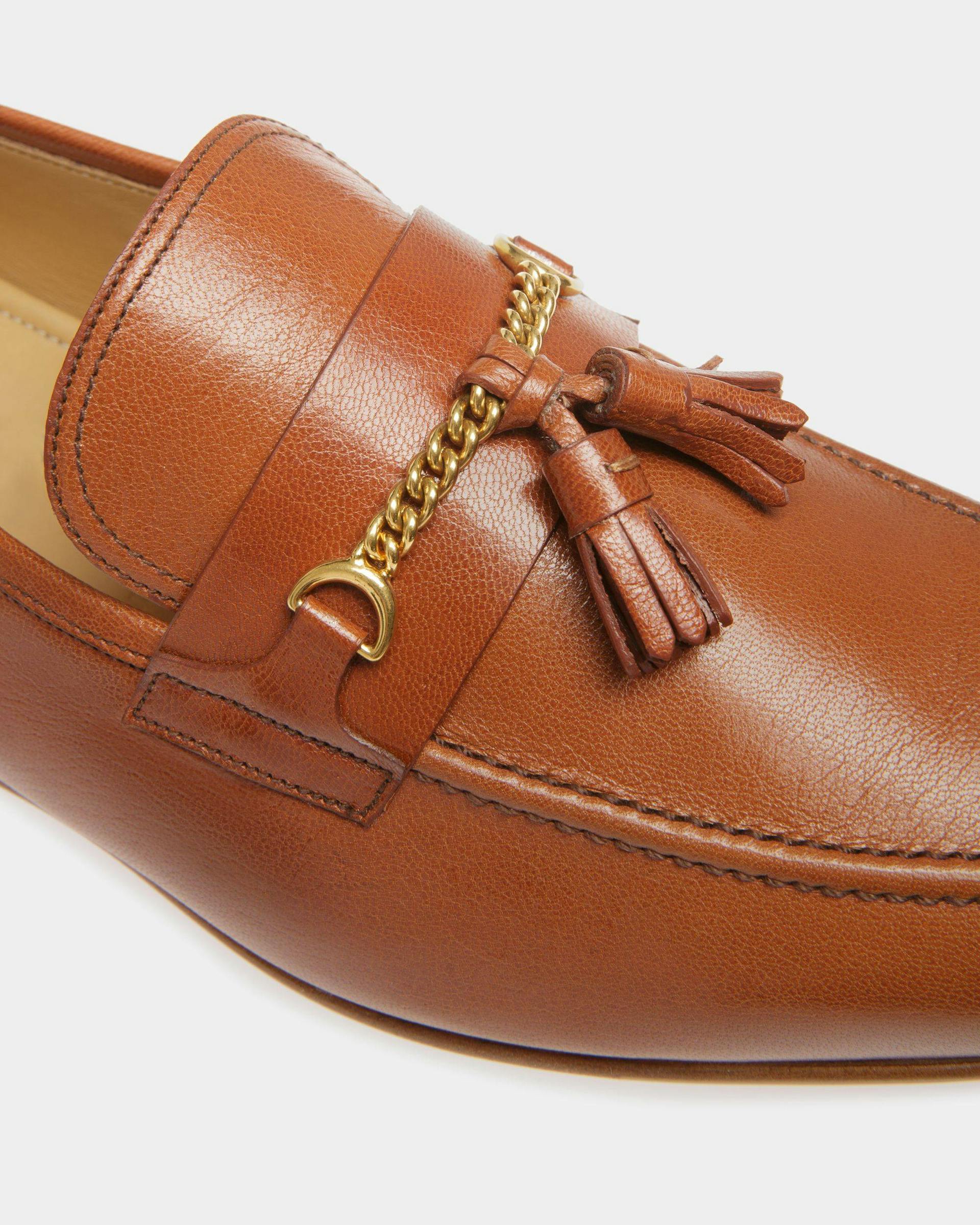 Suisse Loafers In Brown Leather - Men's - Bally - 05