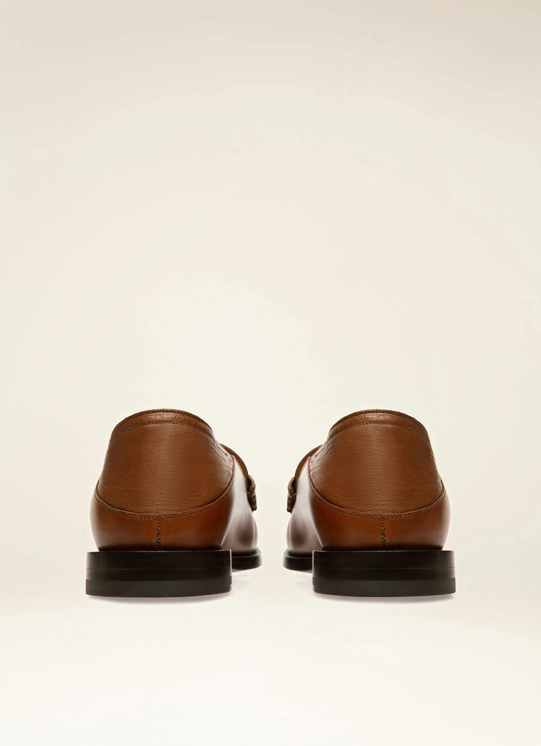 Coriano Leather Moccasins In Brown - Men's - Bally - 03