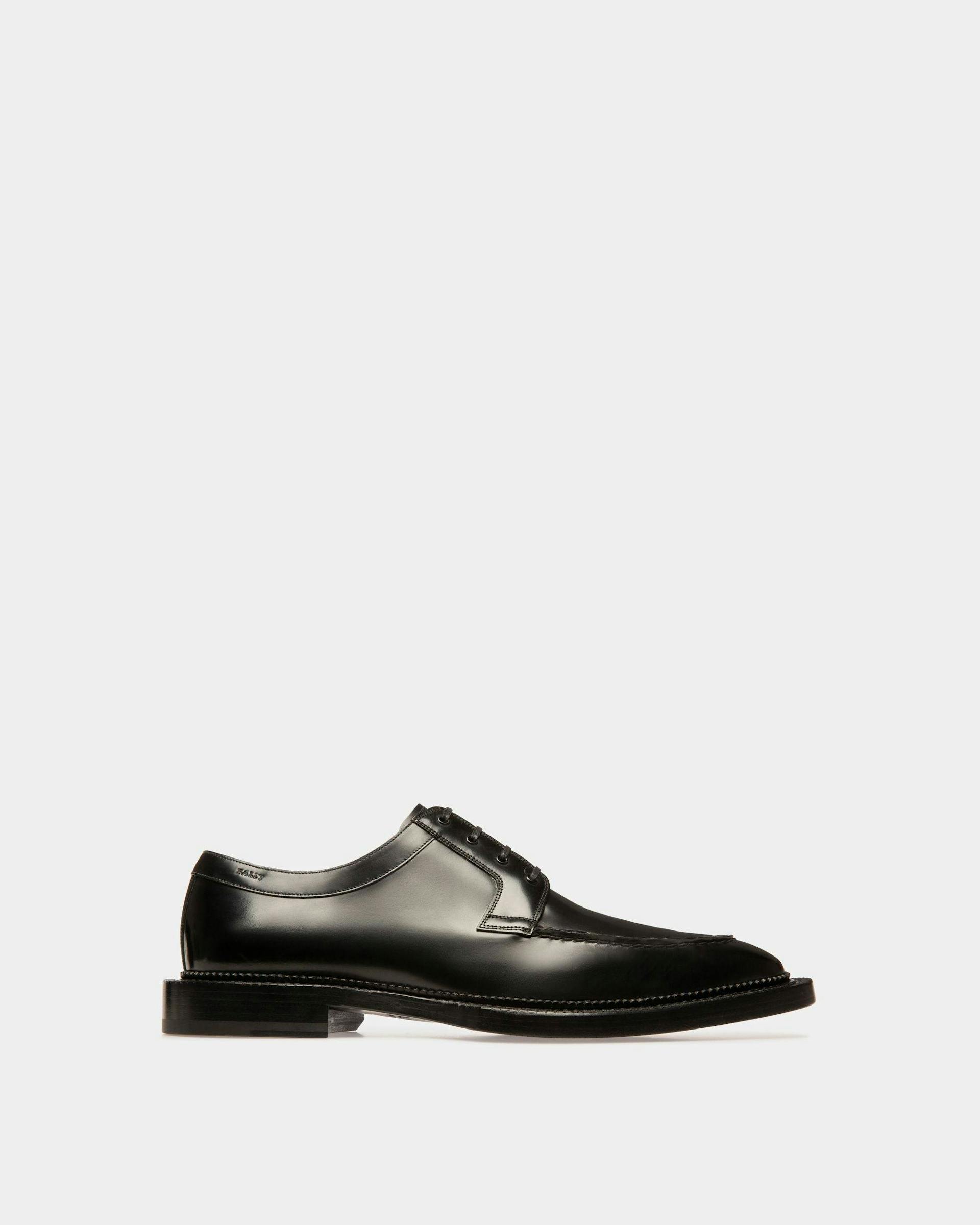 Ruben Leather Derby Shoes In Black - Men's - Bally - 01