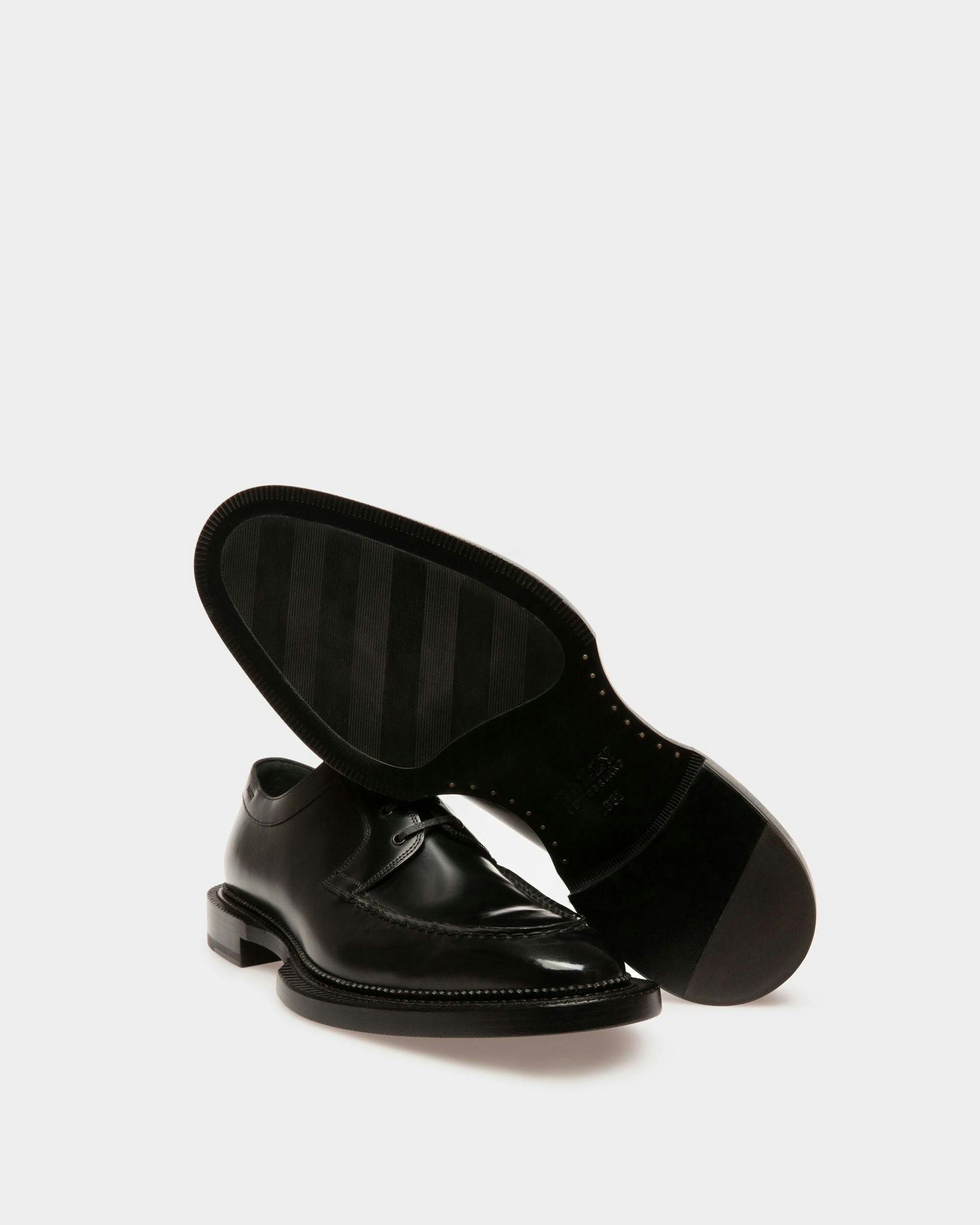 Ruben Leather Derby Shoes In Black - Men's - Bally - 02
