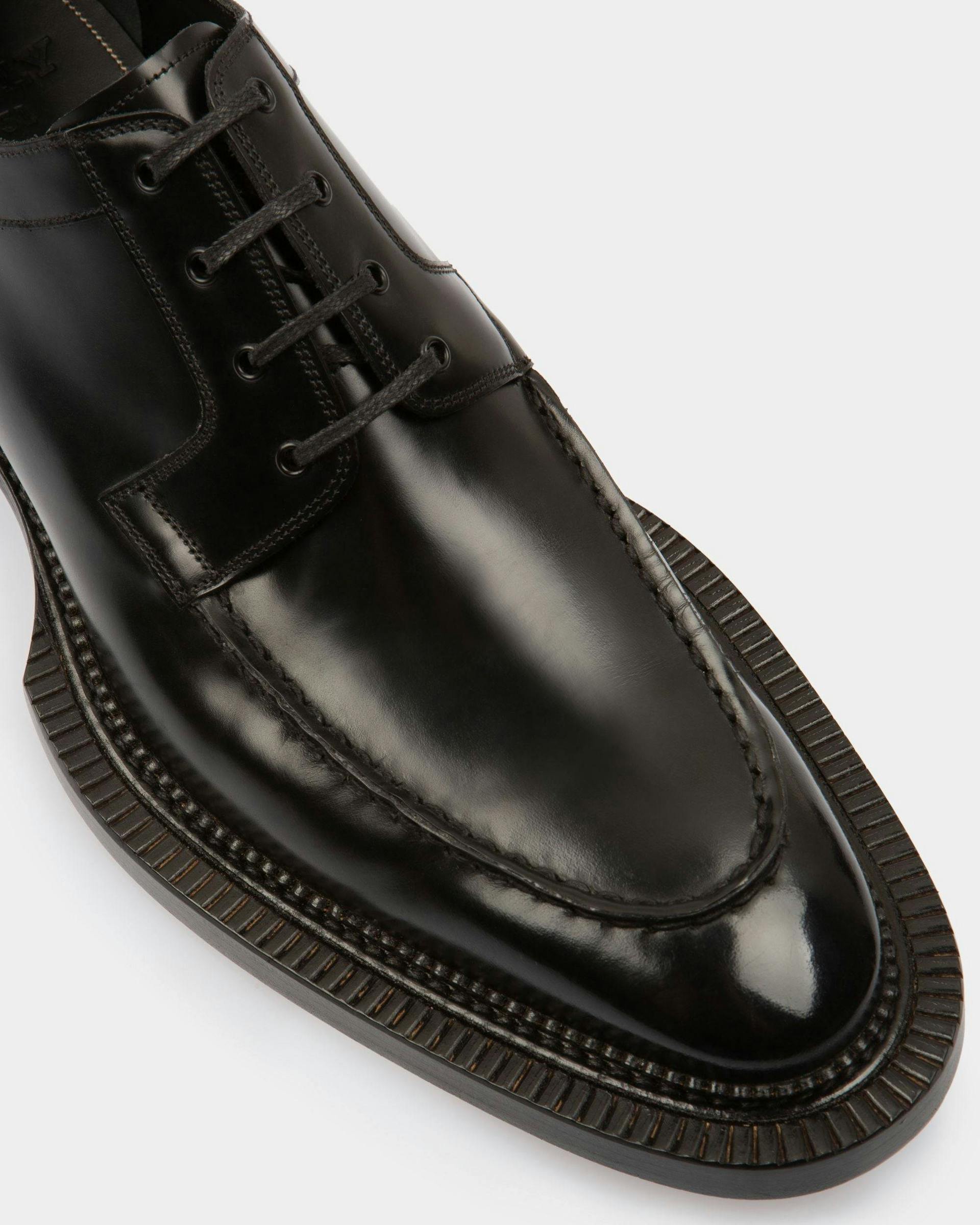 Ruben Leather Derby Shoes In Black - Men's - Bally - 03