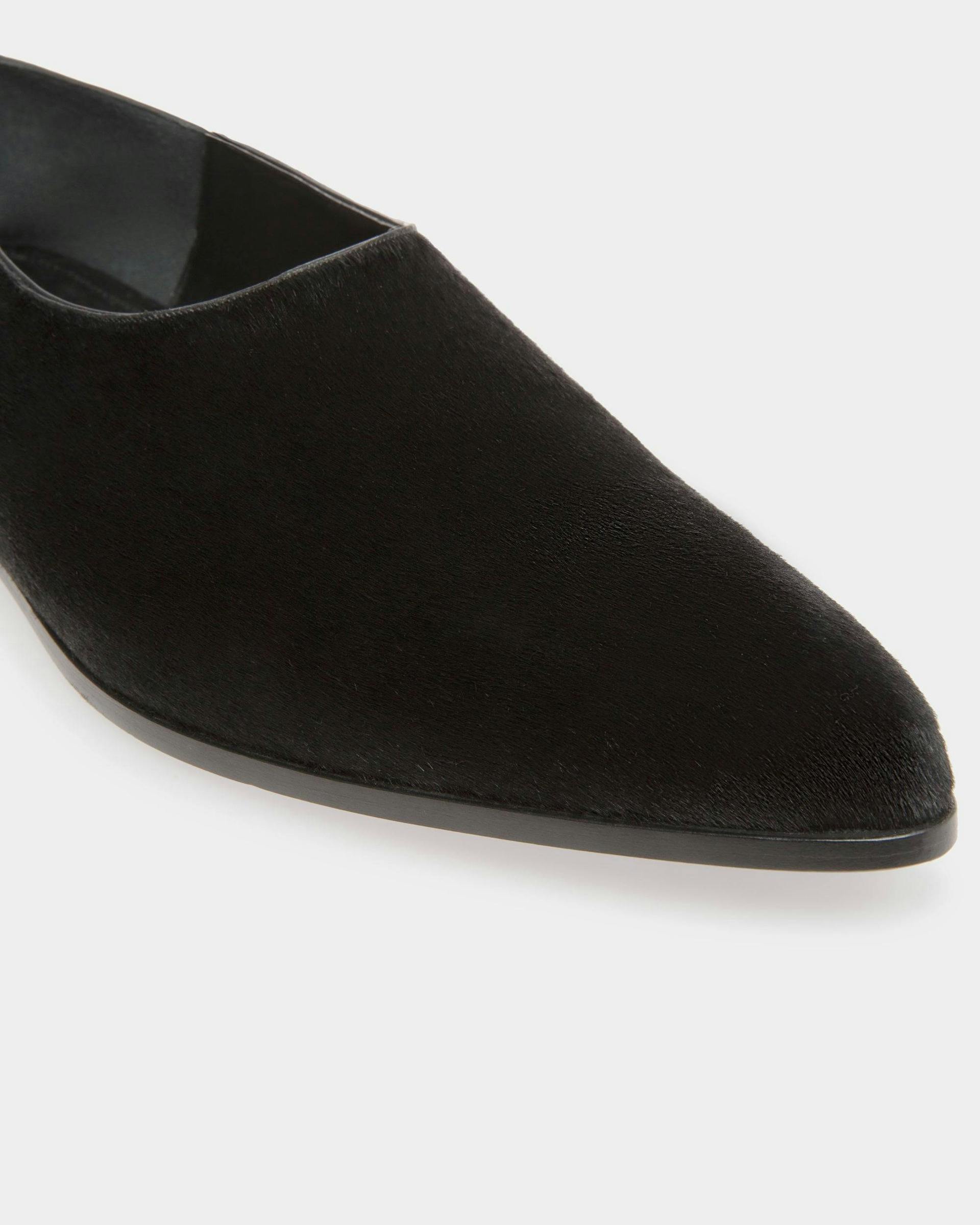 Vegas Flat Loafers In Black Haircalf Leather - Men's - Bally - 06