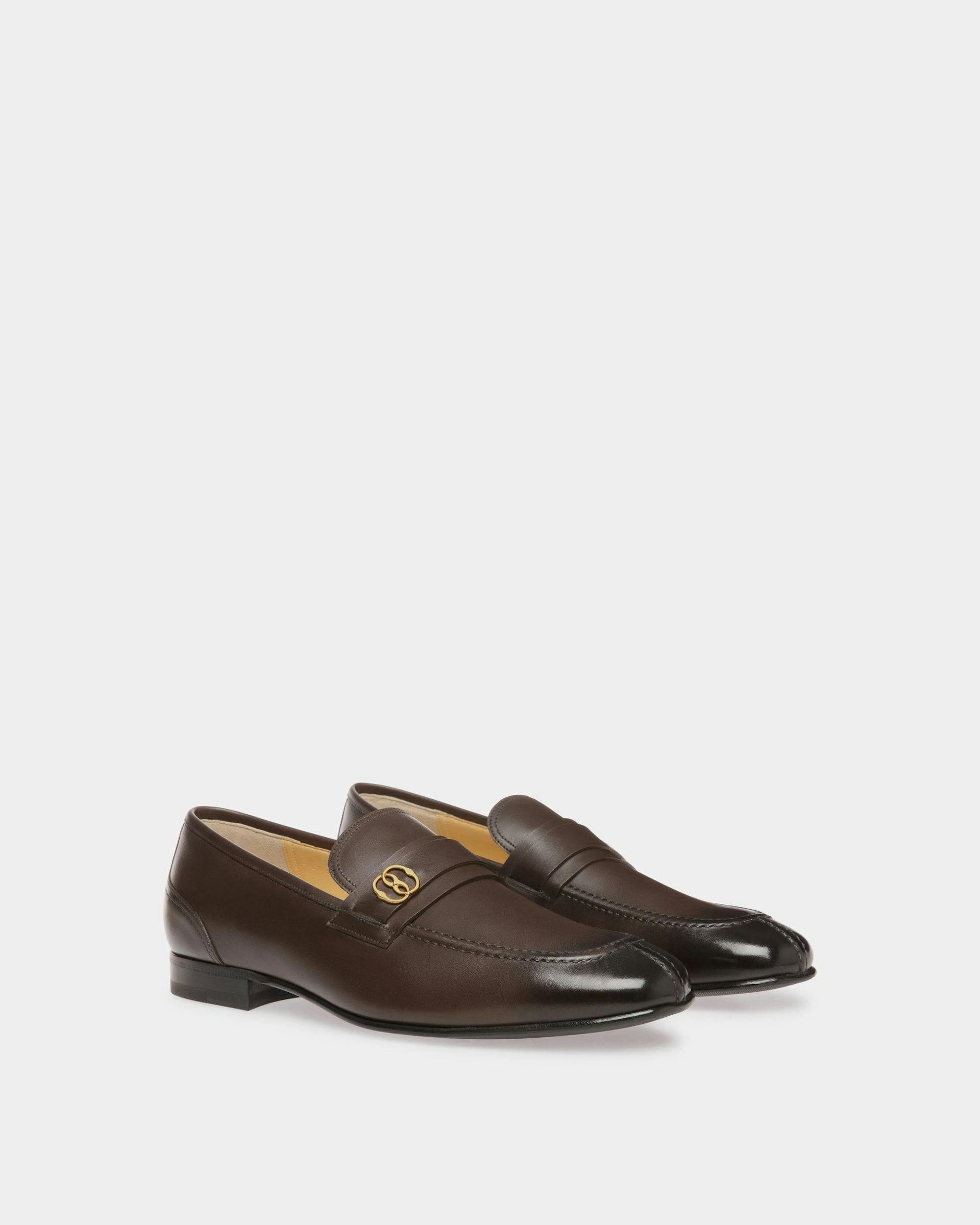 Suisse Loafers In Brown Leather - Men's - Bally - 02