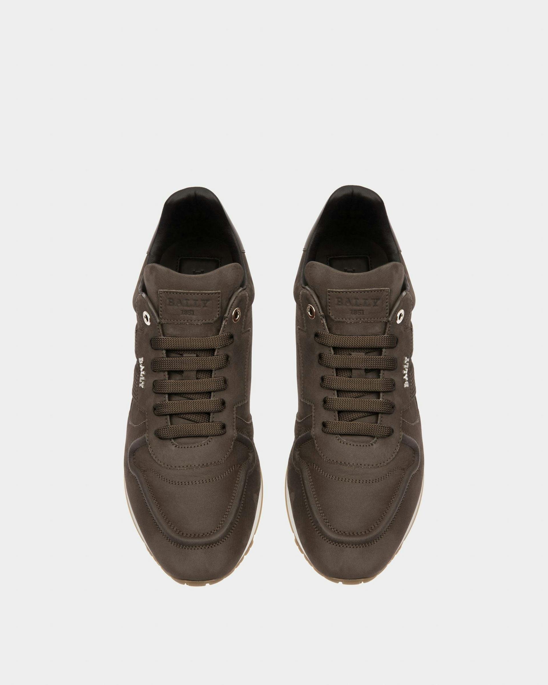 Asper Sneakers En Cuir Vert Militaire - Homme - Bally - 02