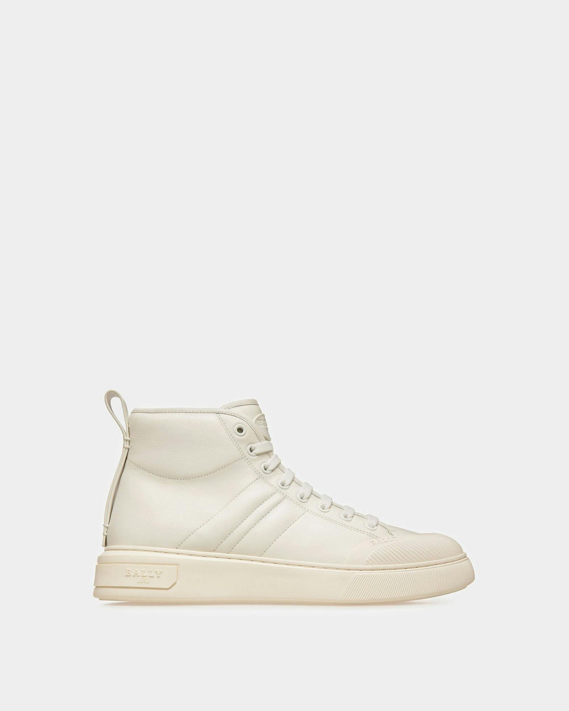 Maren Leather Sneakers In White - Men's - Bally - 01