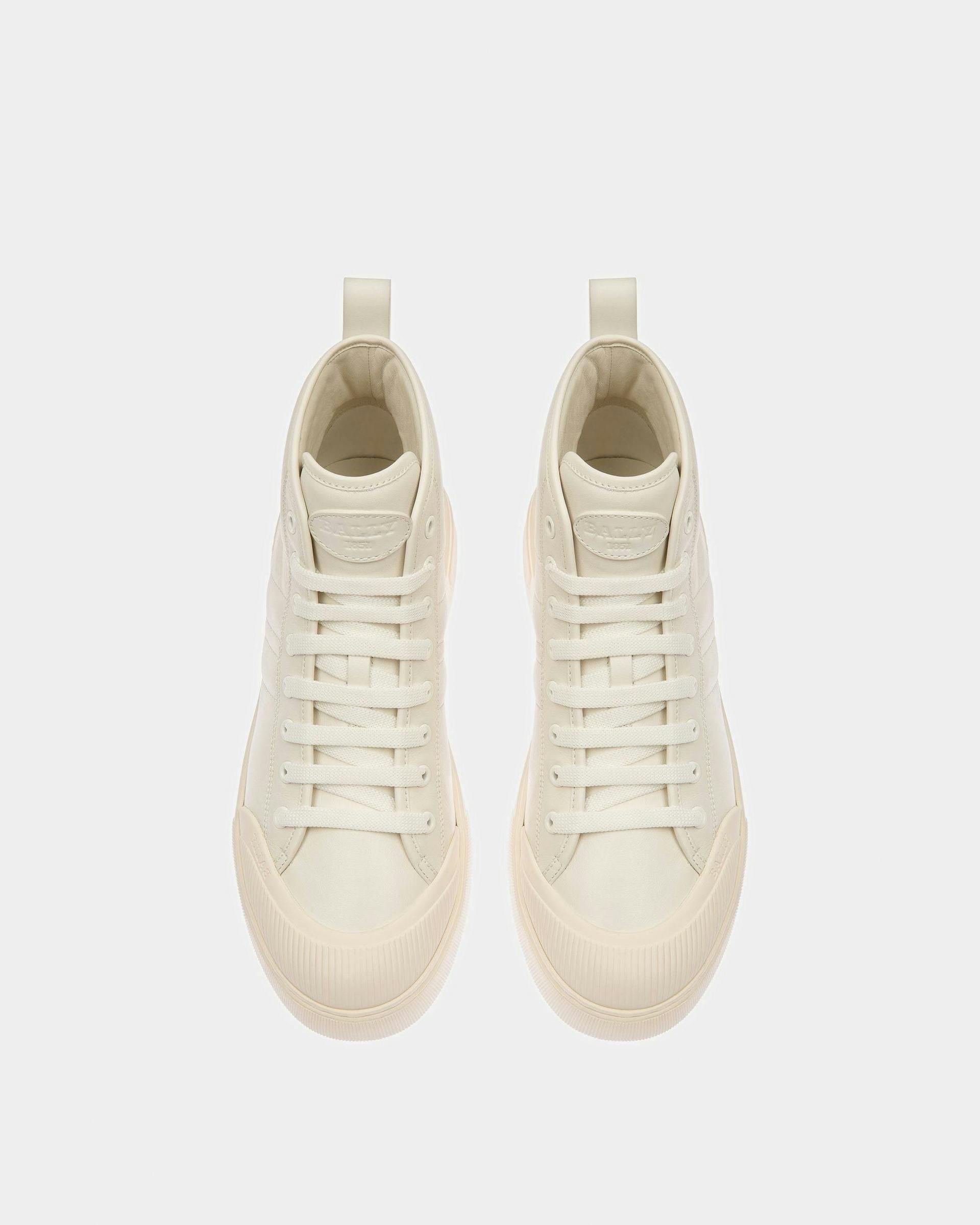 Maren Leather Sneakers In White - Men's - Bally - 02