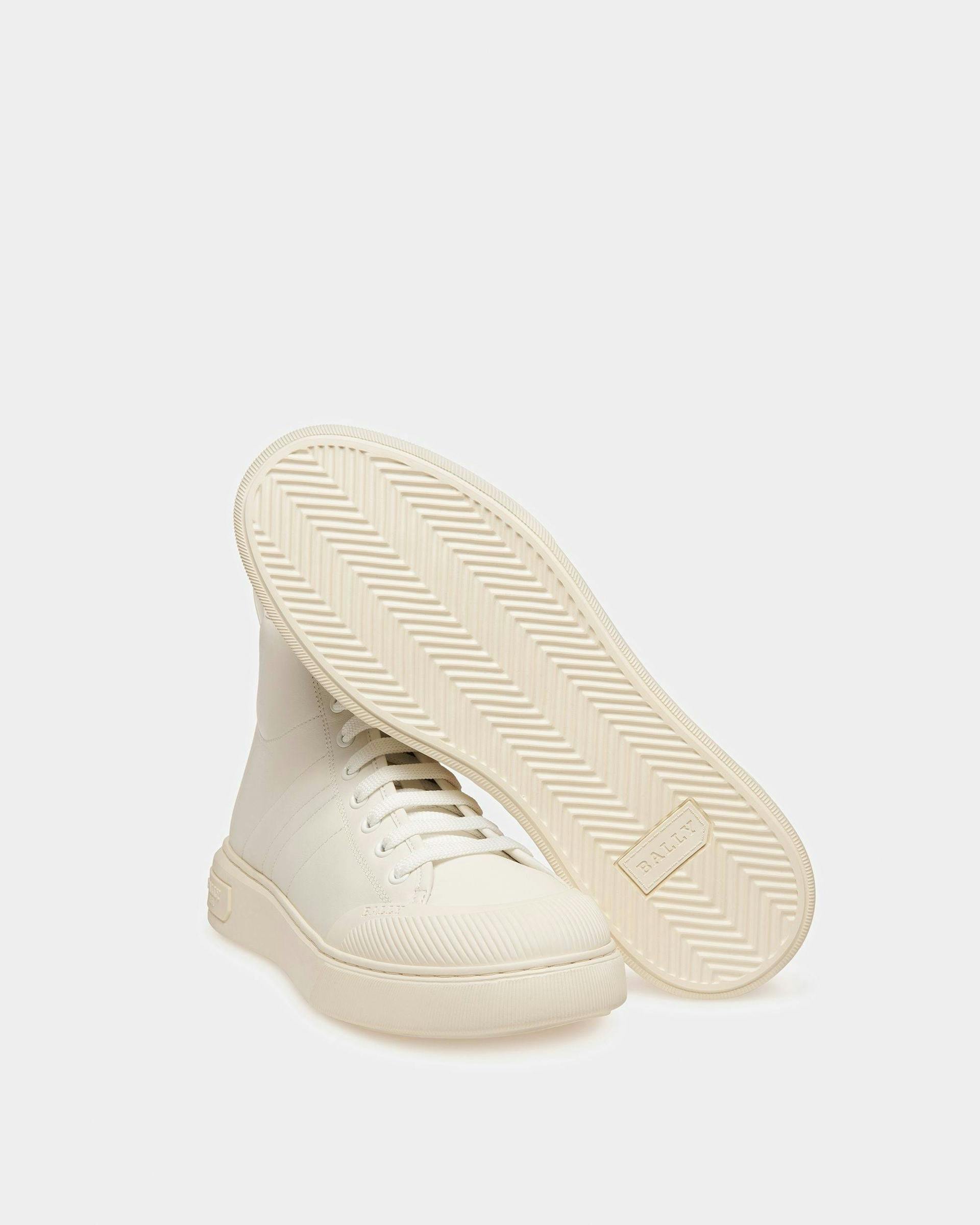 Maren Leather Sneakers In White - Men's - Bally - 05