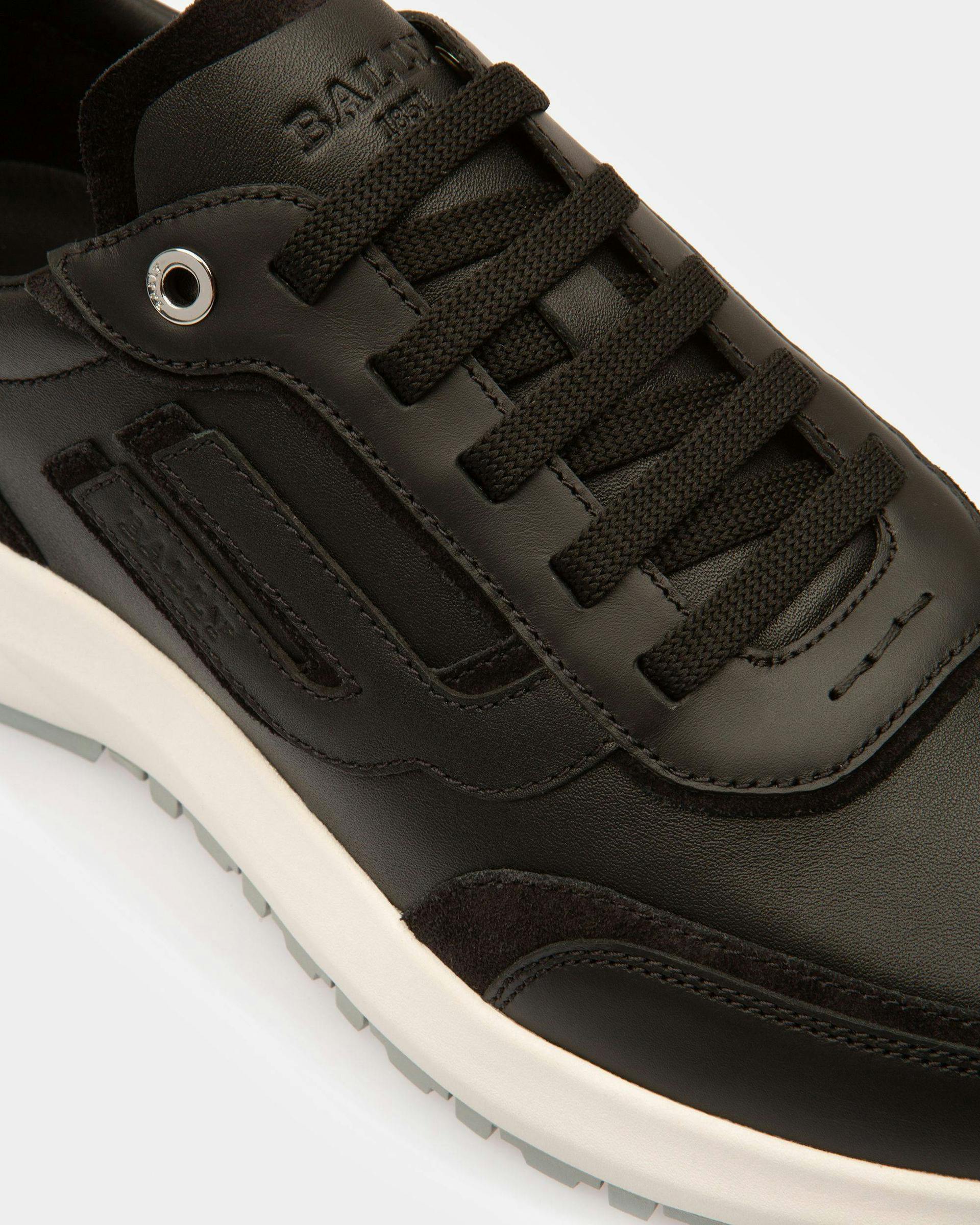 Demmy Leather Sneakers In Black - Men's - Bally - 03