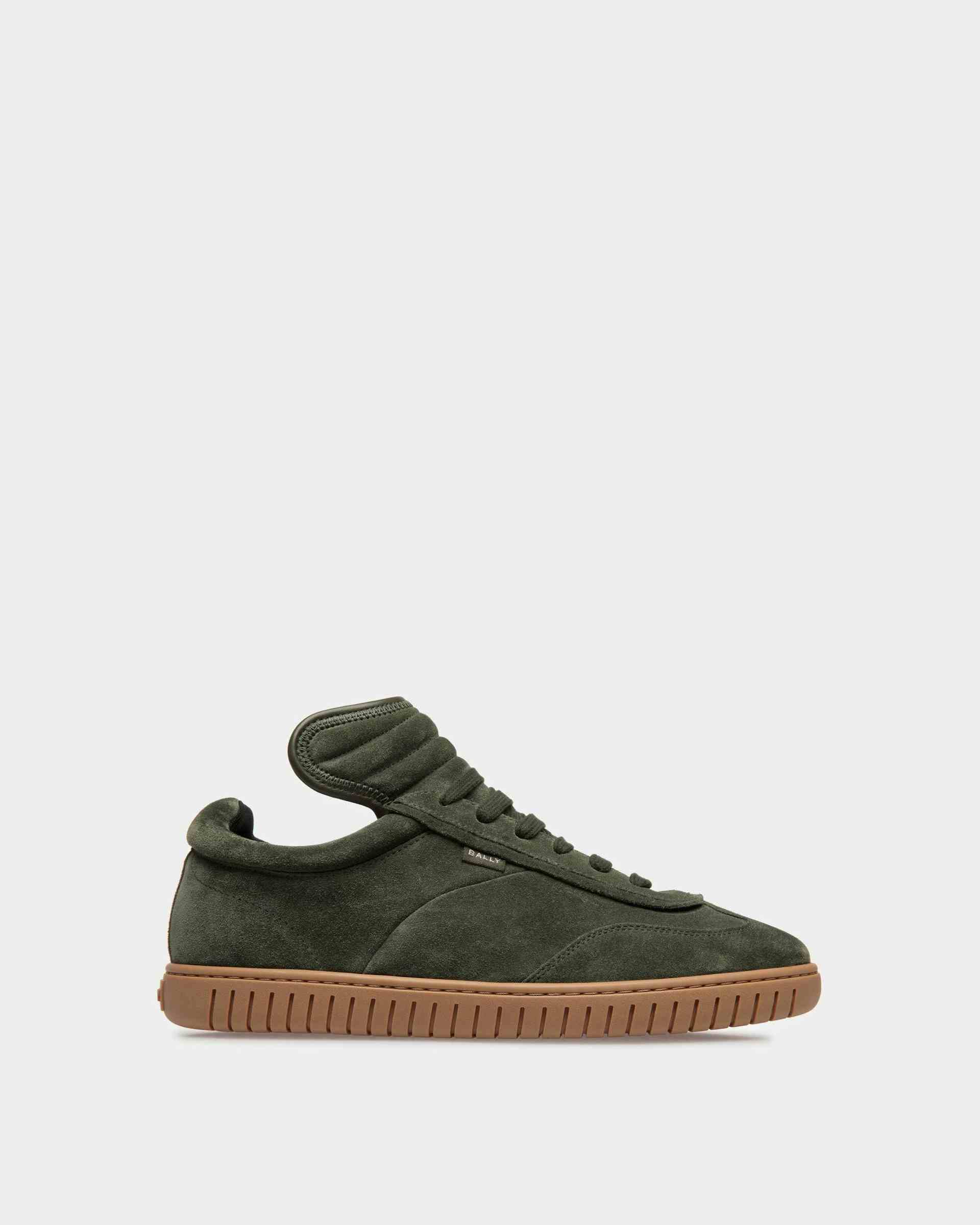 Player Sneakers In Green And Amber Leather - Men's - Bally