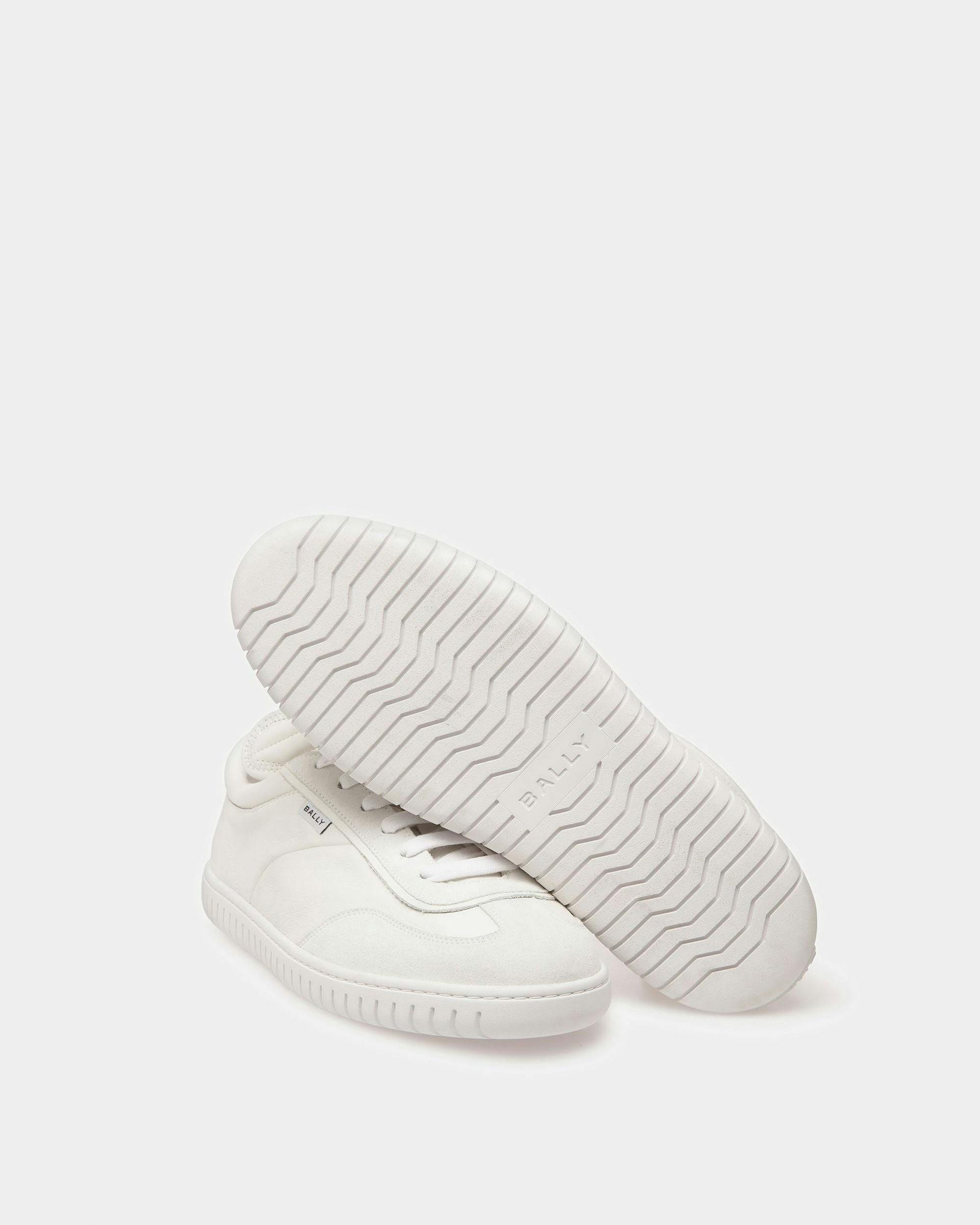 Men's Player Sneakers In White Leather | Bally | Still Life Below
