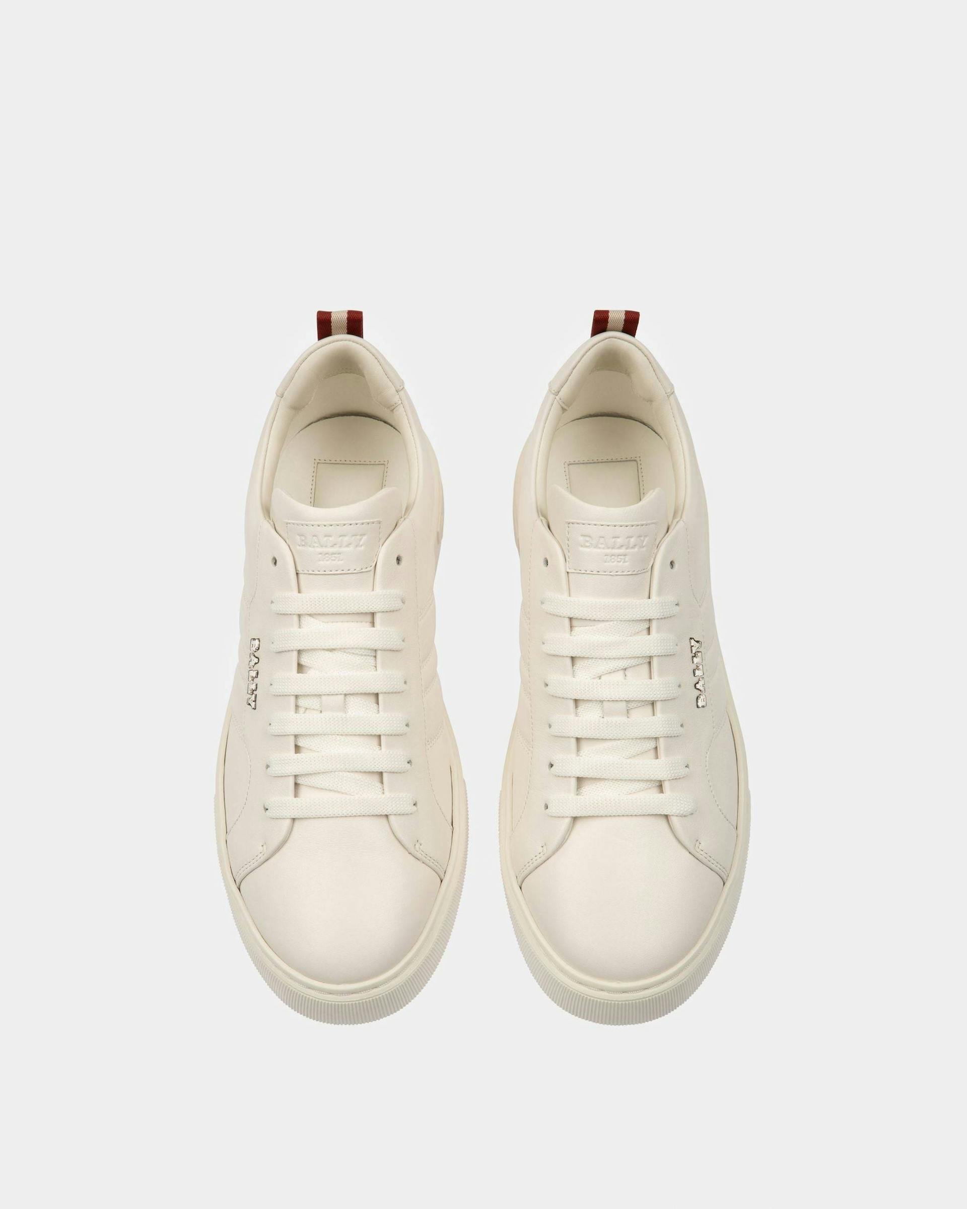 Maxim Leather Sneakers In White - Men's - Bally - 02