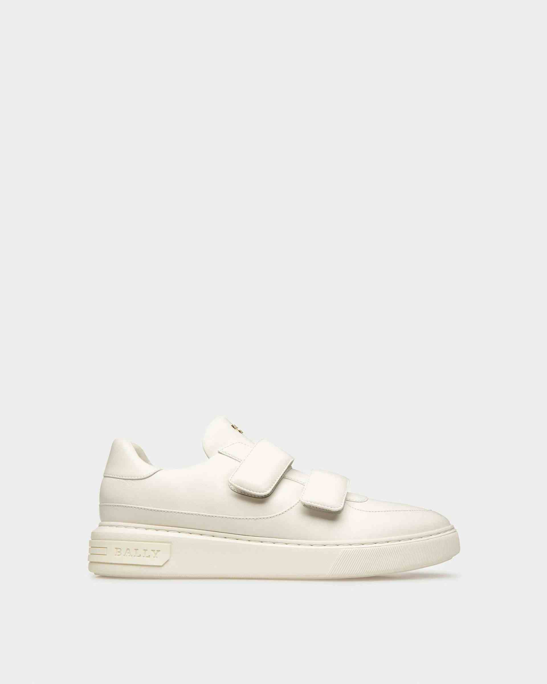 Maylor Leather Sneakers In White - Men's - Bally