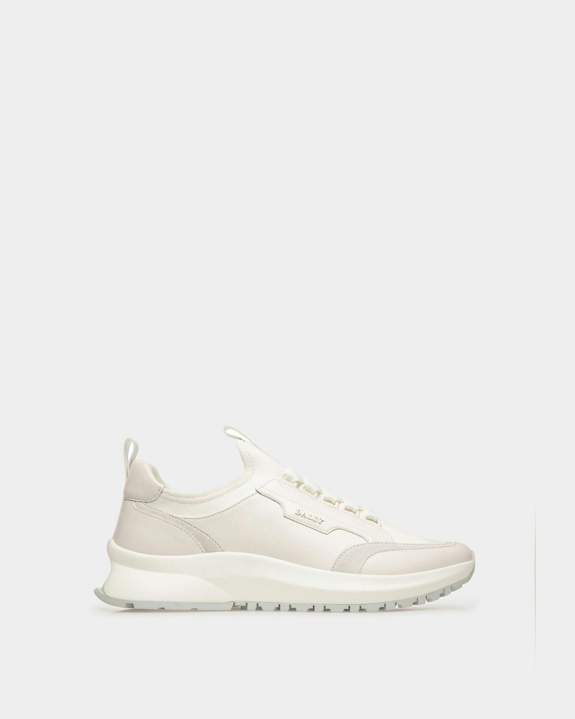 Deven Leather Sneakers In White - Men's - Bally - 01