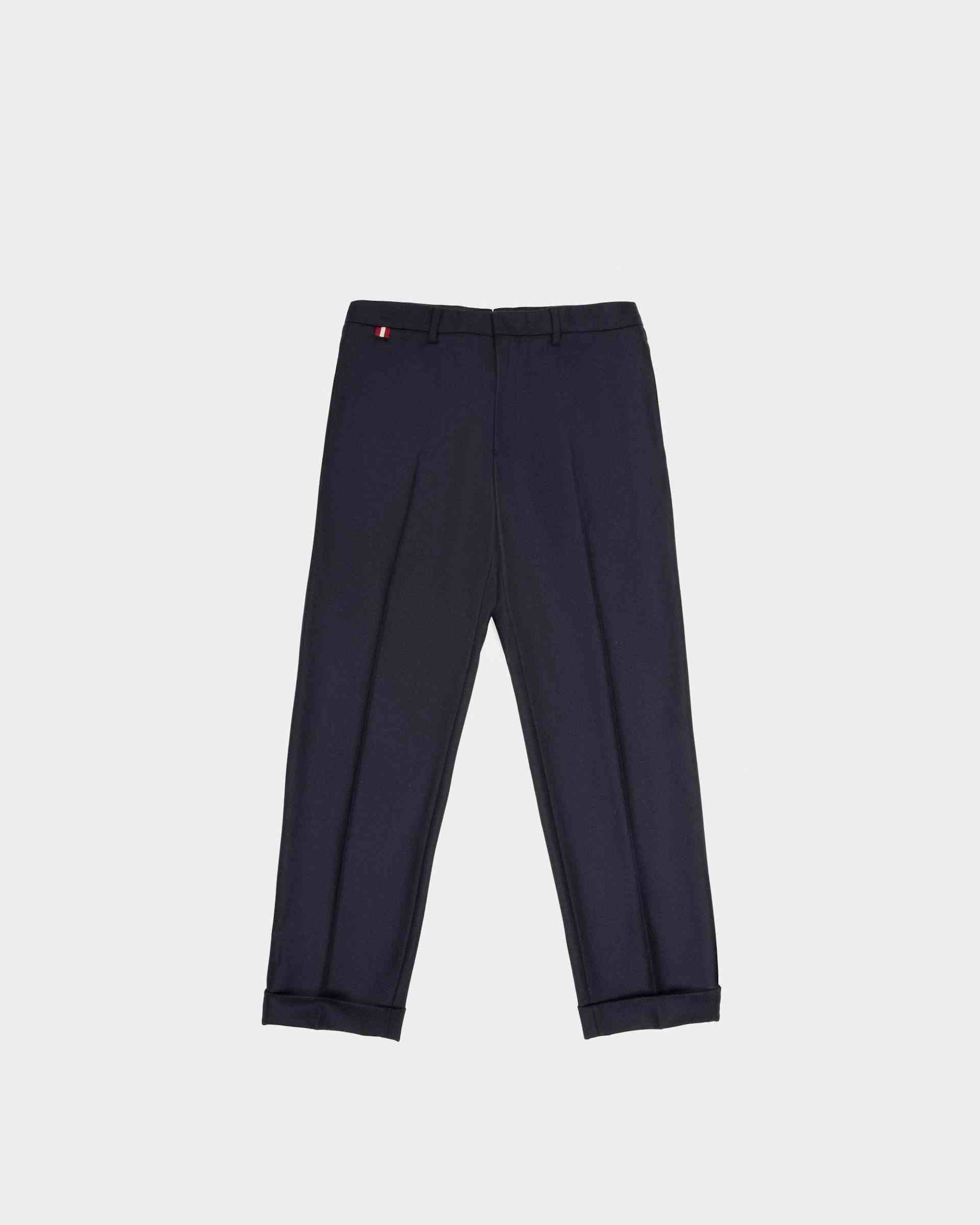 Wool & Cashmere Trousers In Black - Men's - Bally