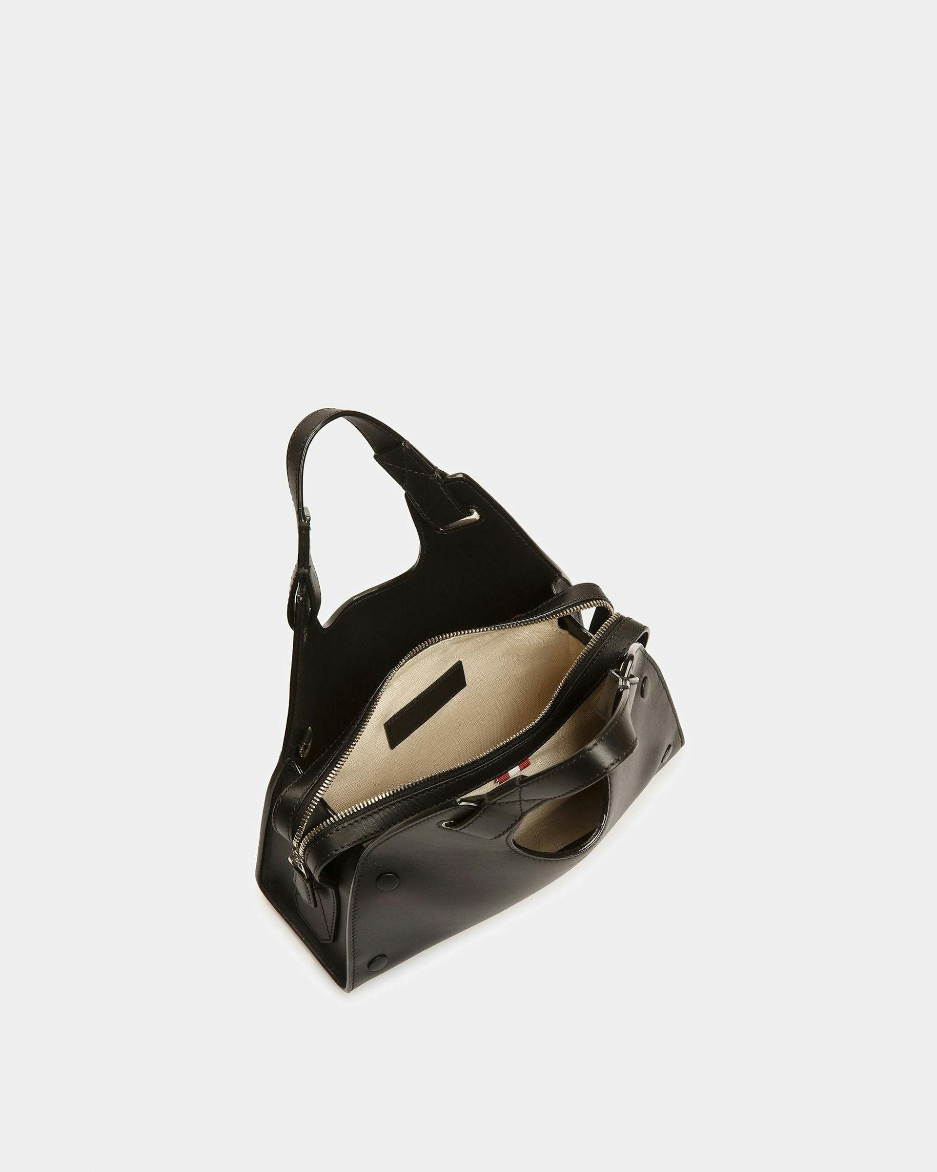 Ahres Small Leather Shoulder Bag In Black - Women's - Bally - 04