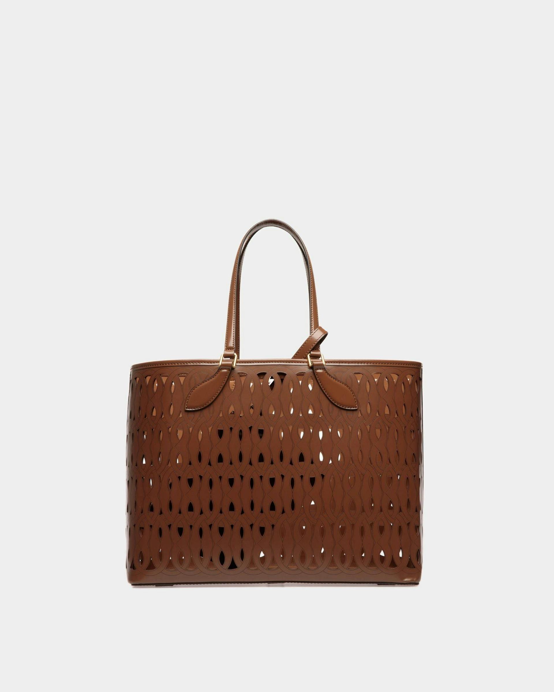Lago Tote Bag In Brown Leather - Women's - Bally - 02