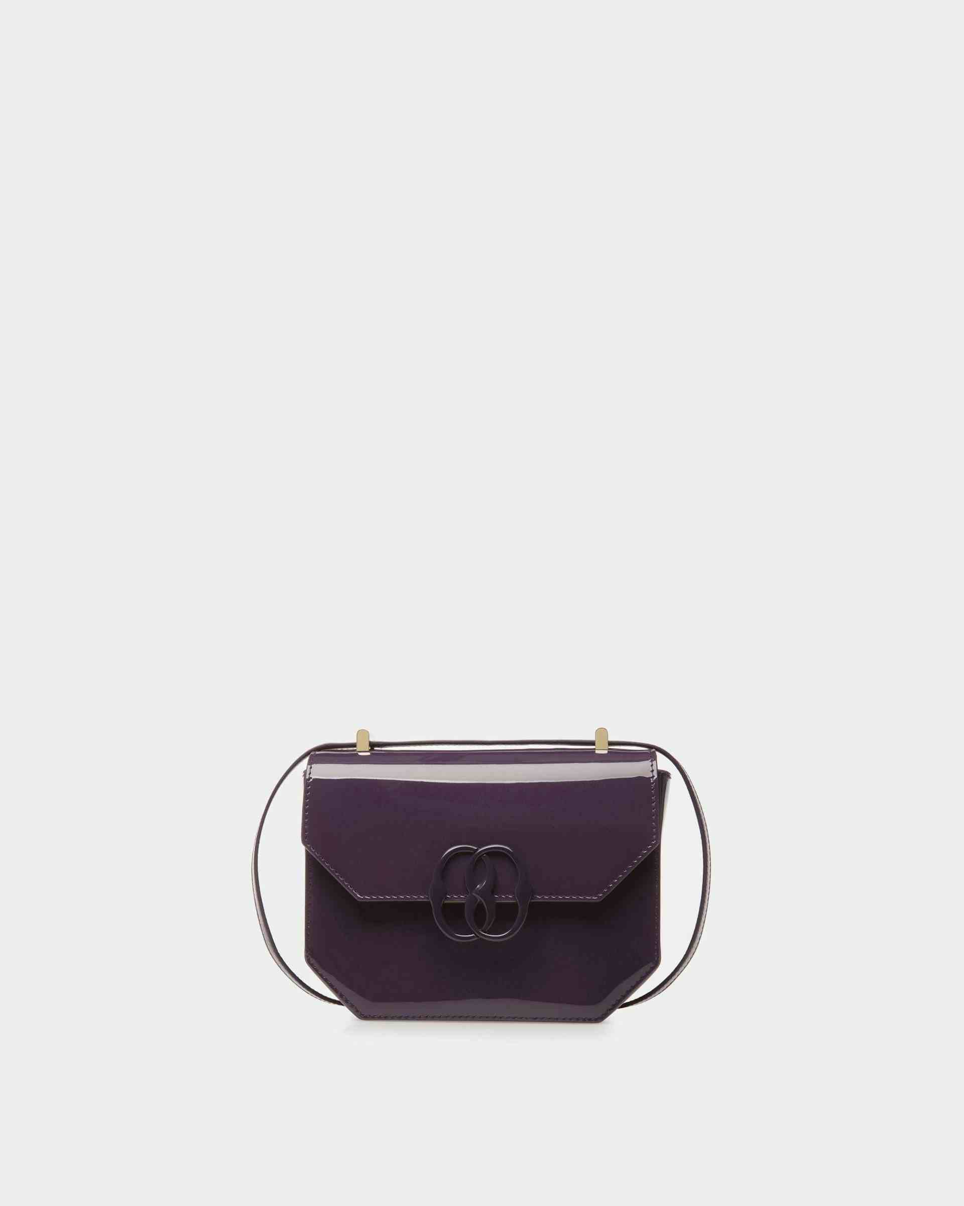 Emblem Minibag In Orchid Leather - Women's - Bally