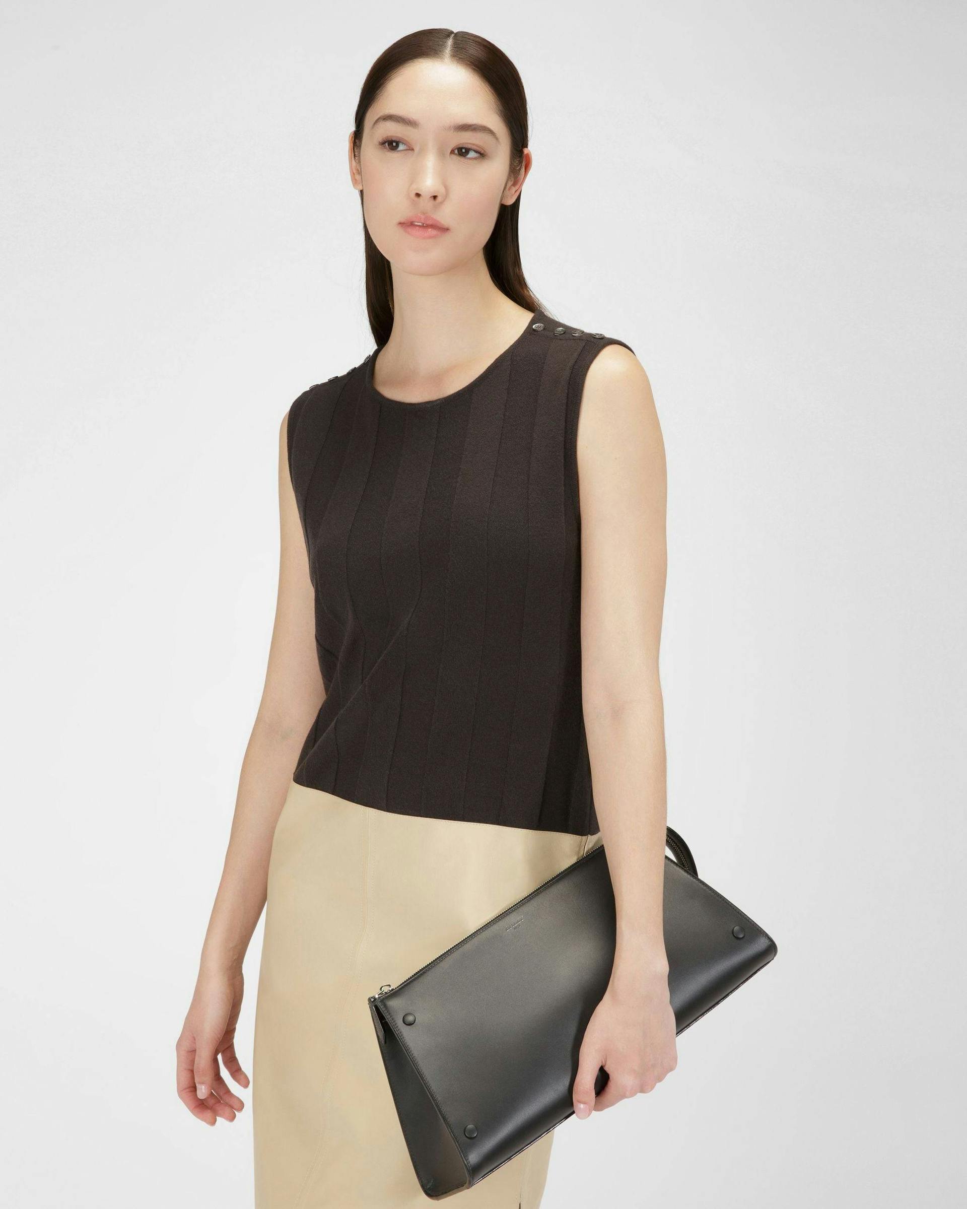 Arieel Leather Minibag In Black - Women's - Bally - 02