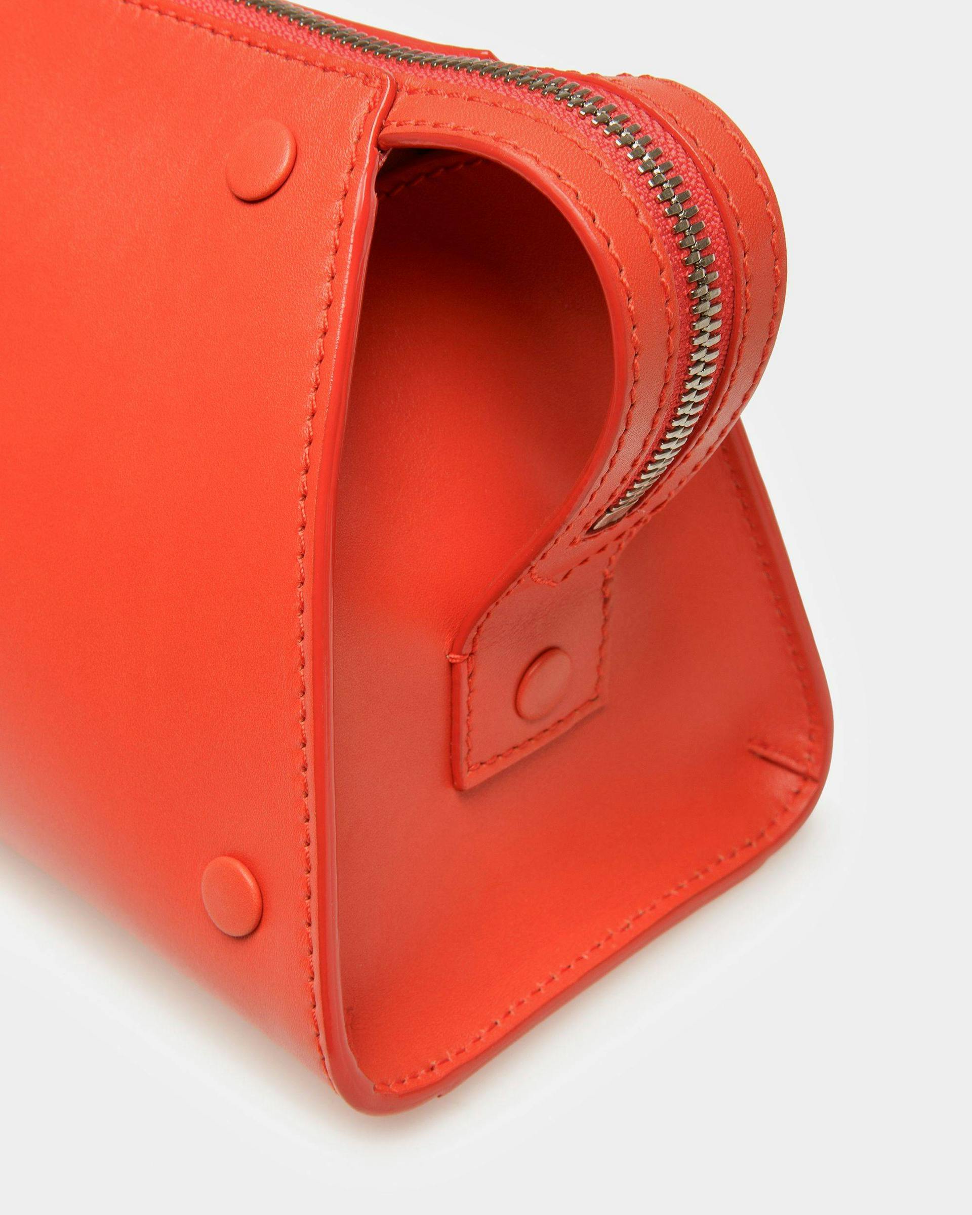Arieel S Leather Minibag In Orange - Women's - Bally - 05