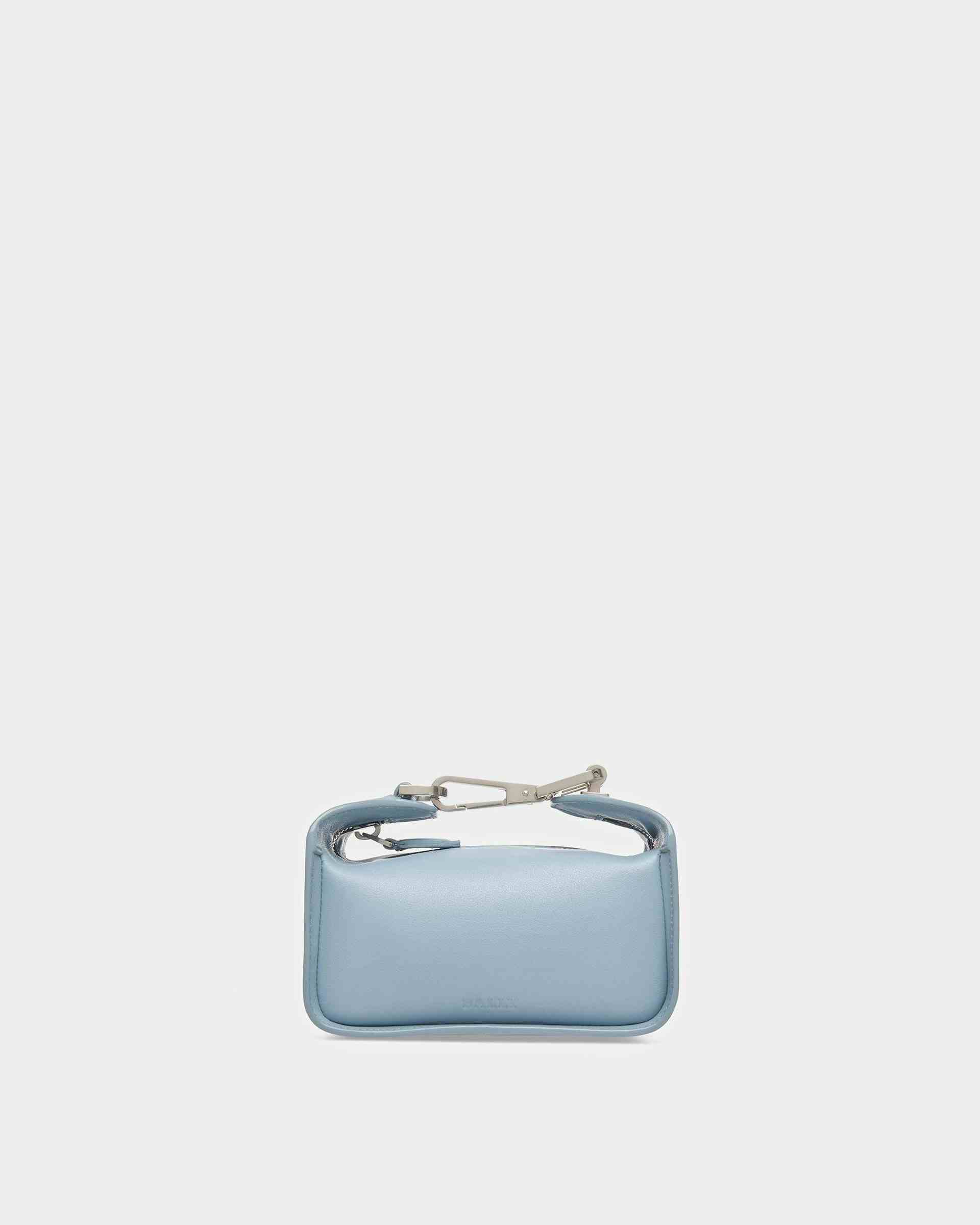B-Hook XS Leather Minibag In Light Blue - Women's - Bally