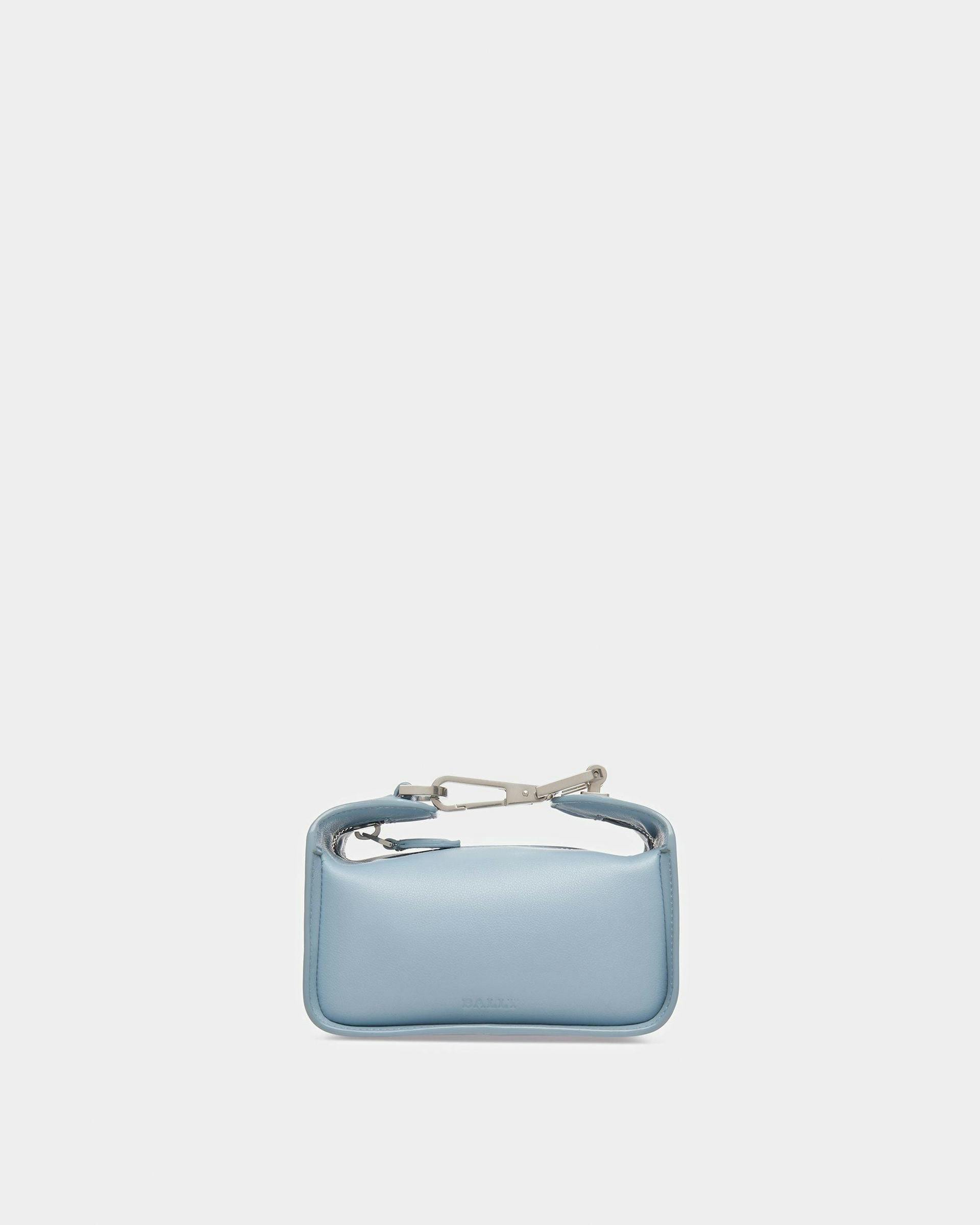 B-Hook XS Leather Minibag In Light Blue - Women's - Bally - 01