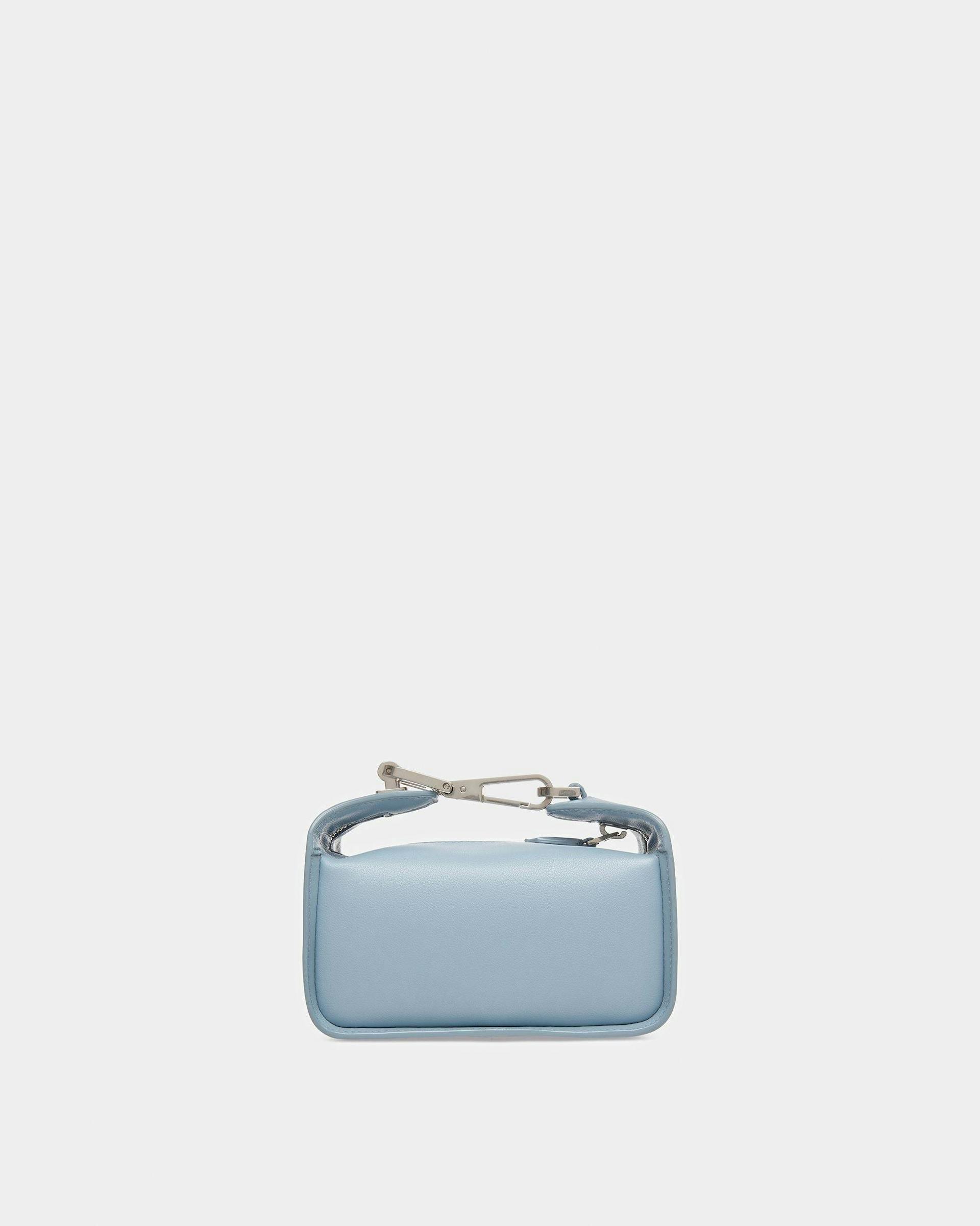B-Hook XS Leather Minibag In Light Blue - Women's - Bally - 03