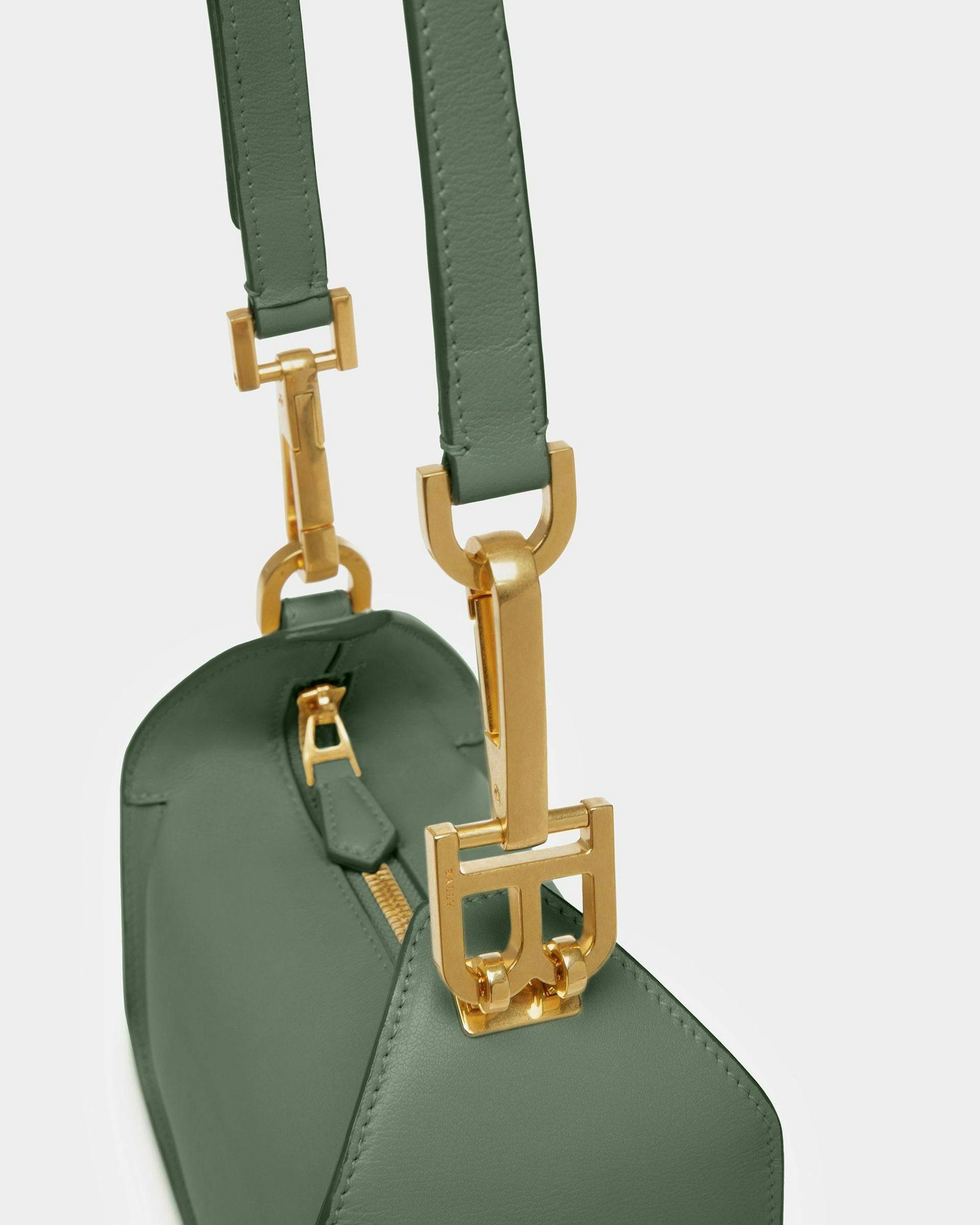 B-Hook XS Leather Minibag In Sage - Women's - Bally - 04