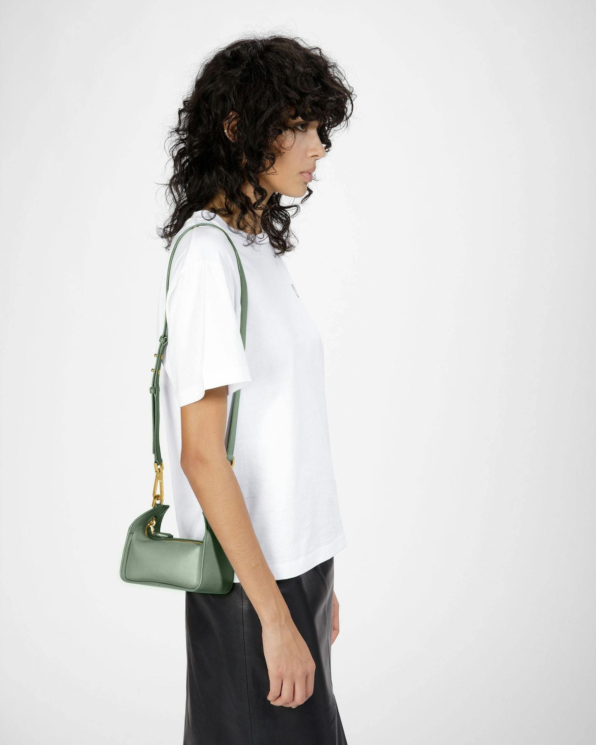 B-Hook XS Leather Minibag In Sage - Women's - Bally - 07