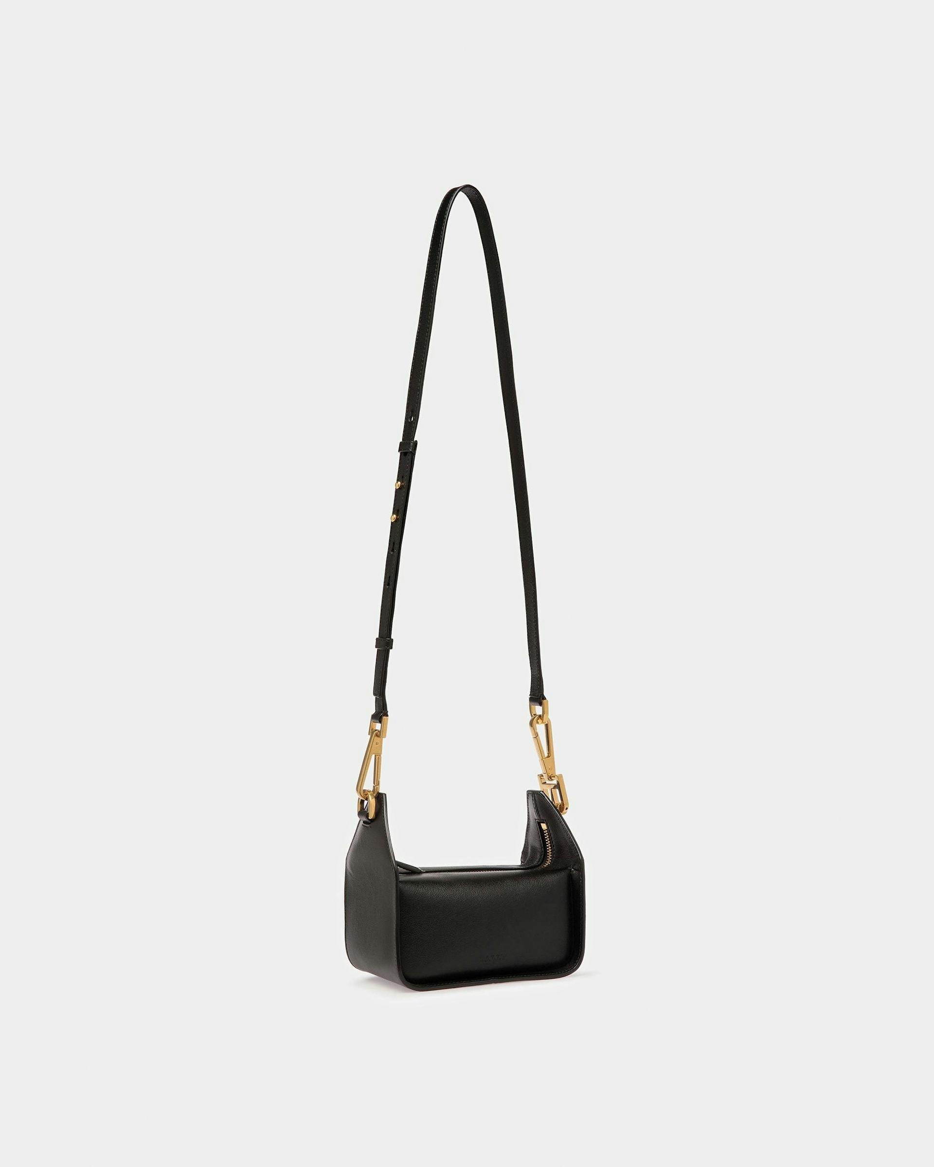 B-Hook XS Leather Minibag In Black - Women's - Bally - 05