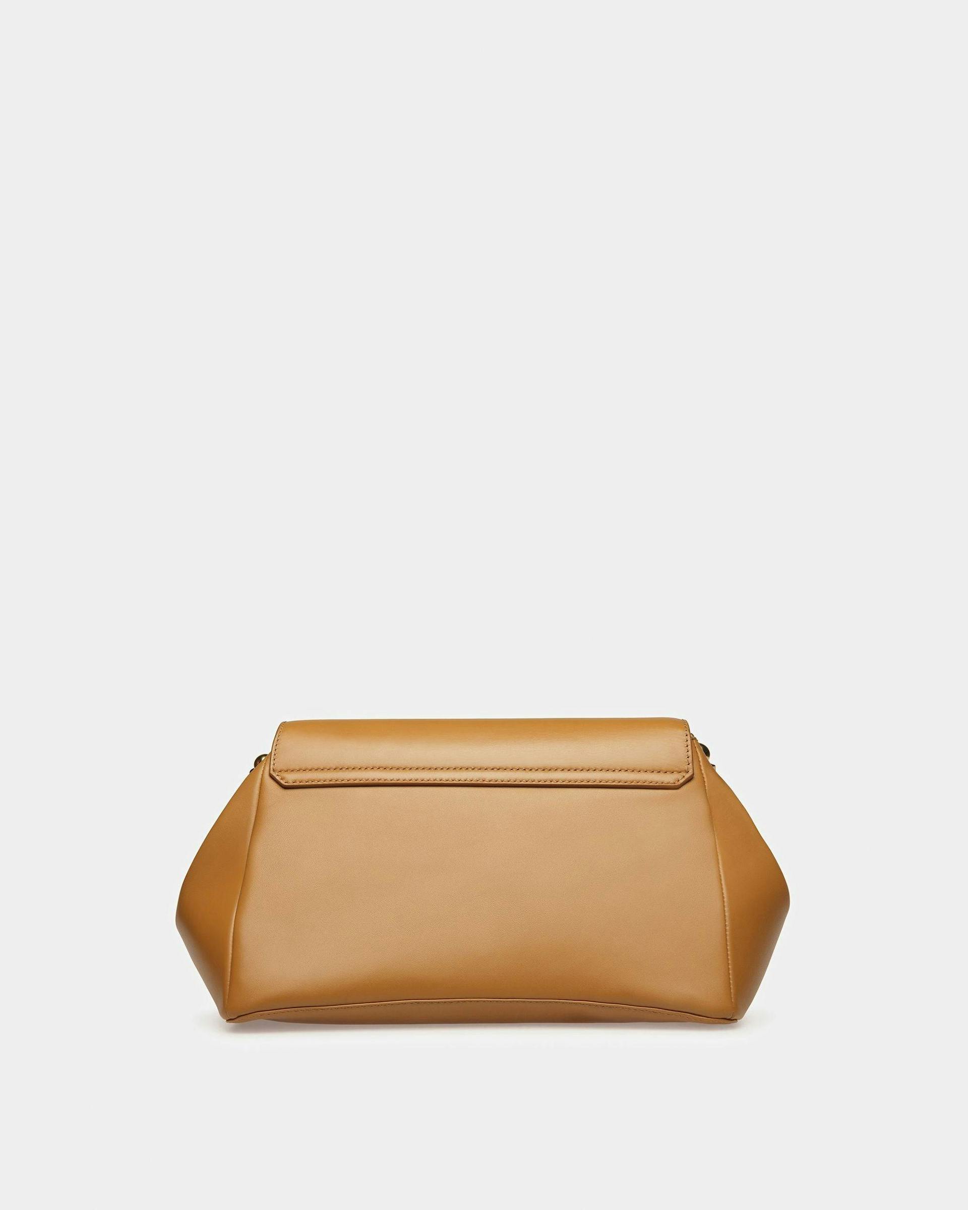 Emblem Shoulder Bag In Plain Leather - Women's - Bally - 04