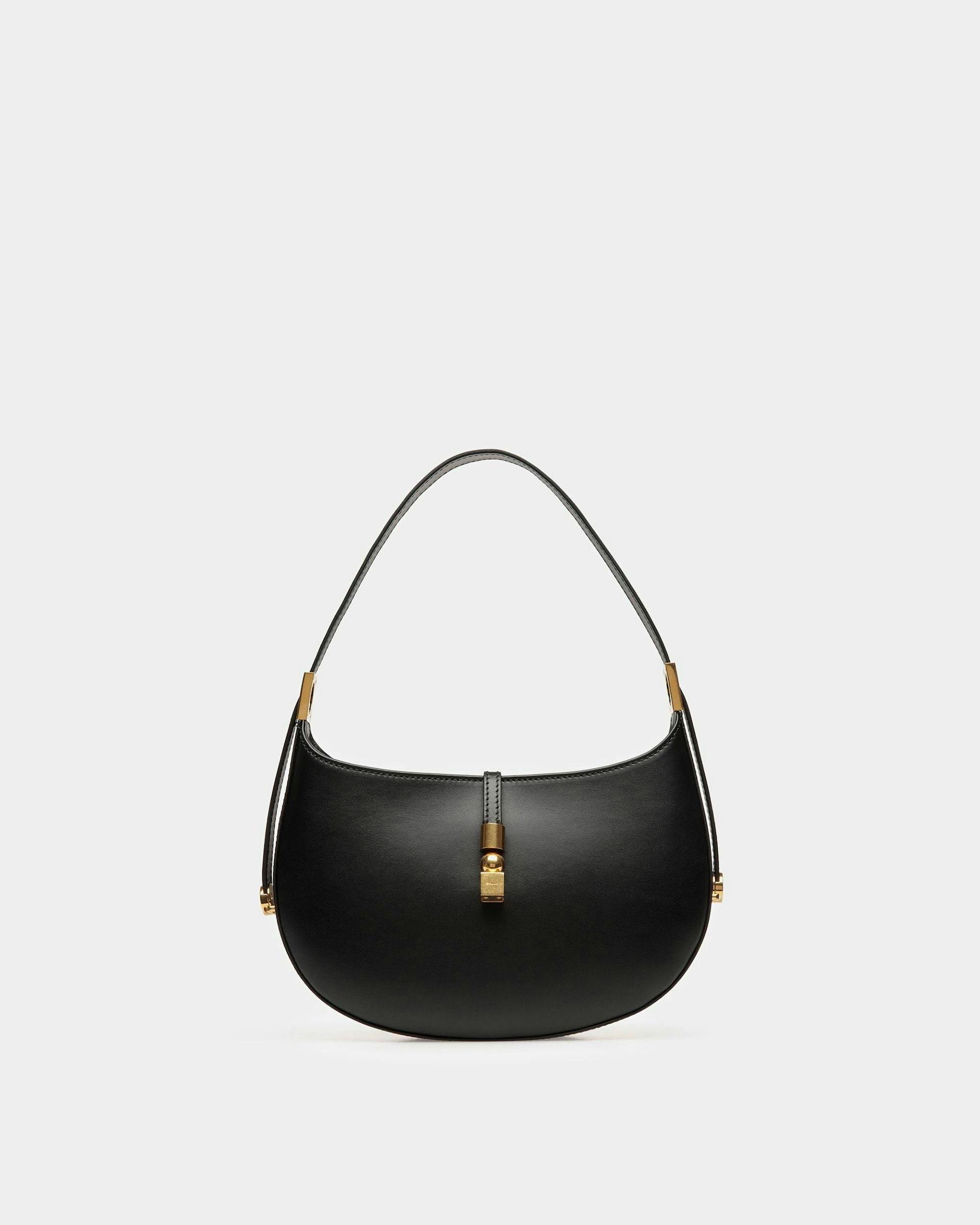 Block Shoulder Bag In Plain Leather - Women's - Bally - 01