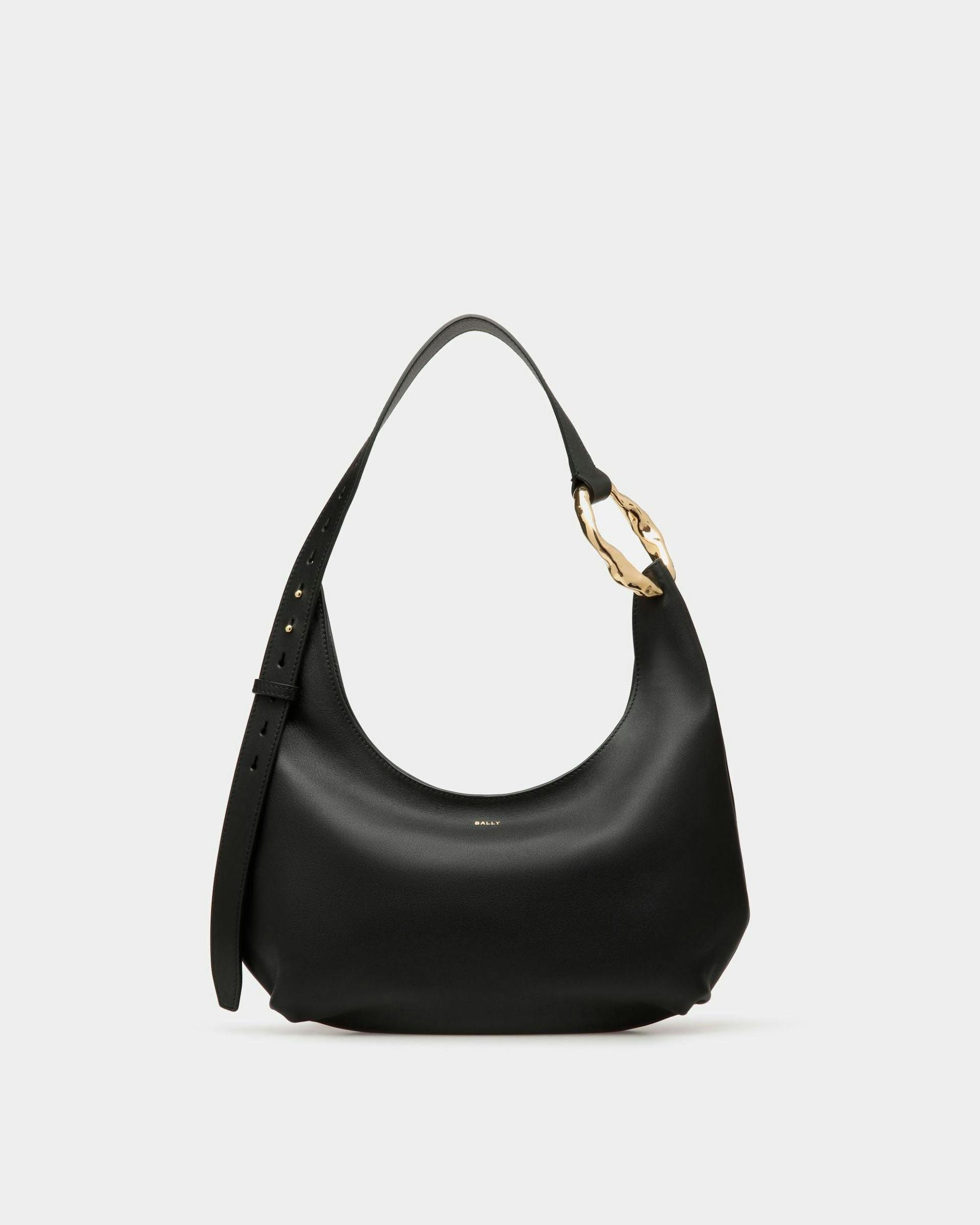 Baroque Hobo Bag In Black Leather - Women's - Bally - 01