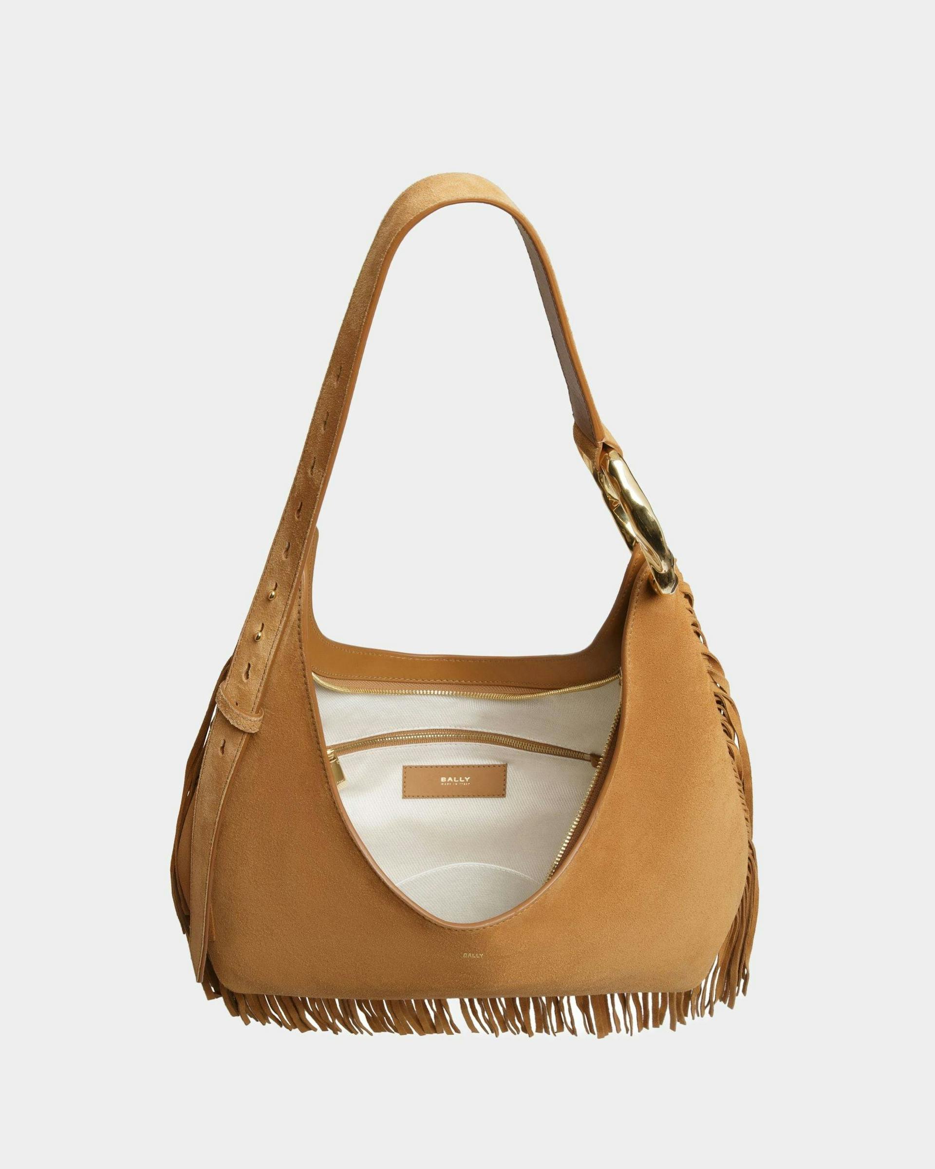 Baroque Hobo Bag In Desert Leather - Women's - Bally - 05