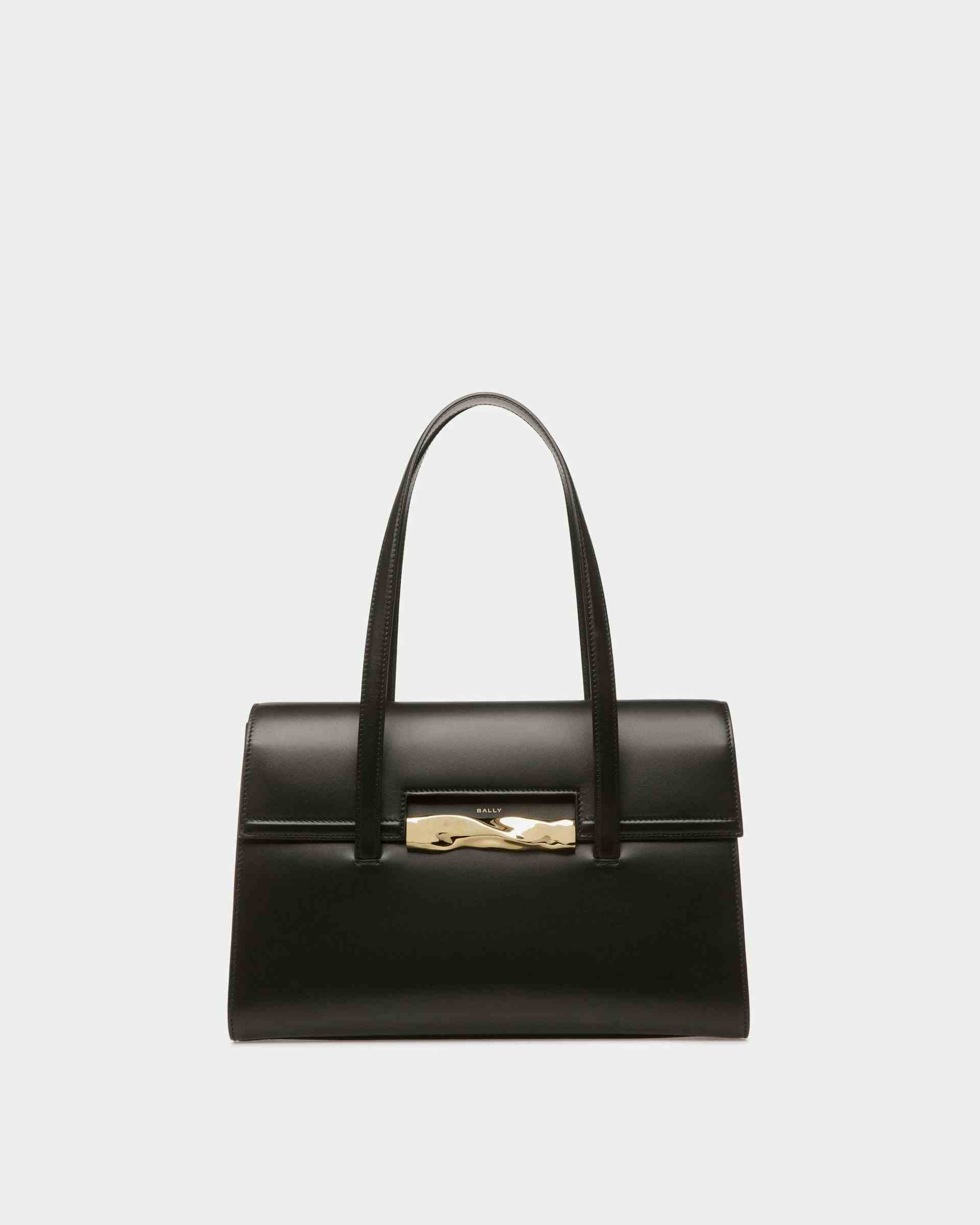 Baroque Shoulder Bag In Black Leather - Women's - Bally