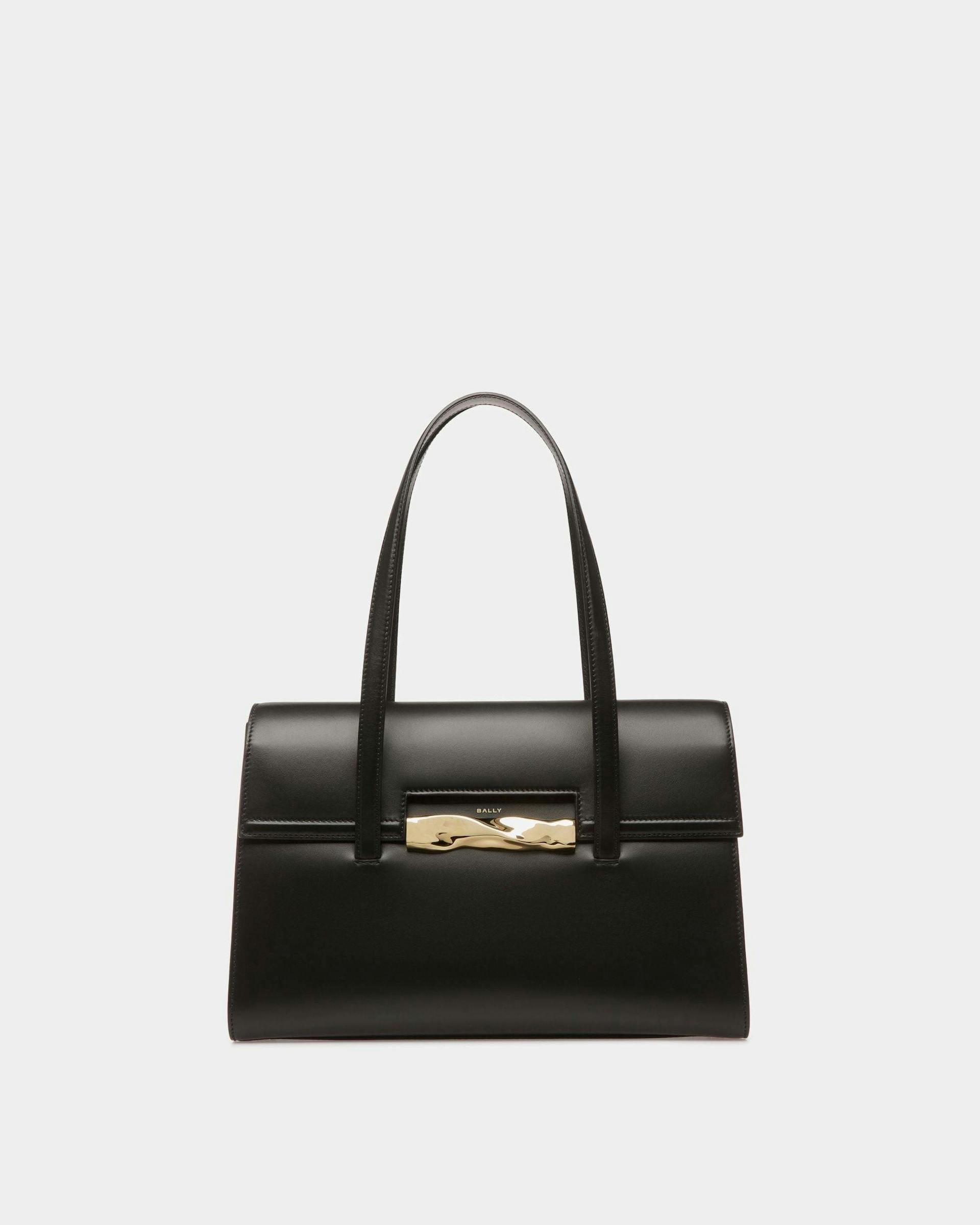 Baroque Shoulder Bag In Black Leather - Women's - Bally - 01