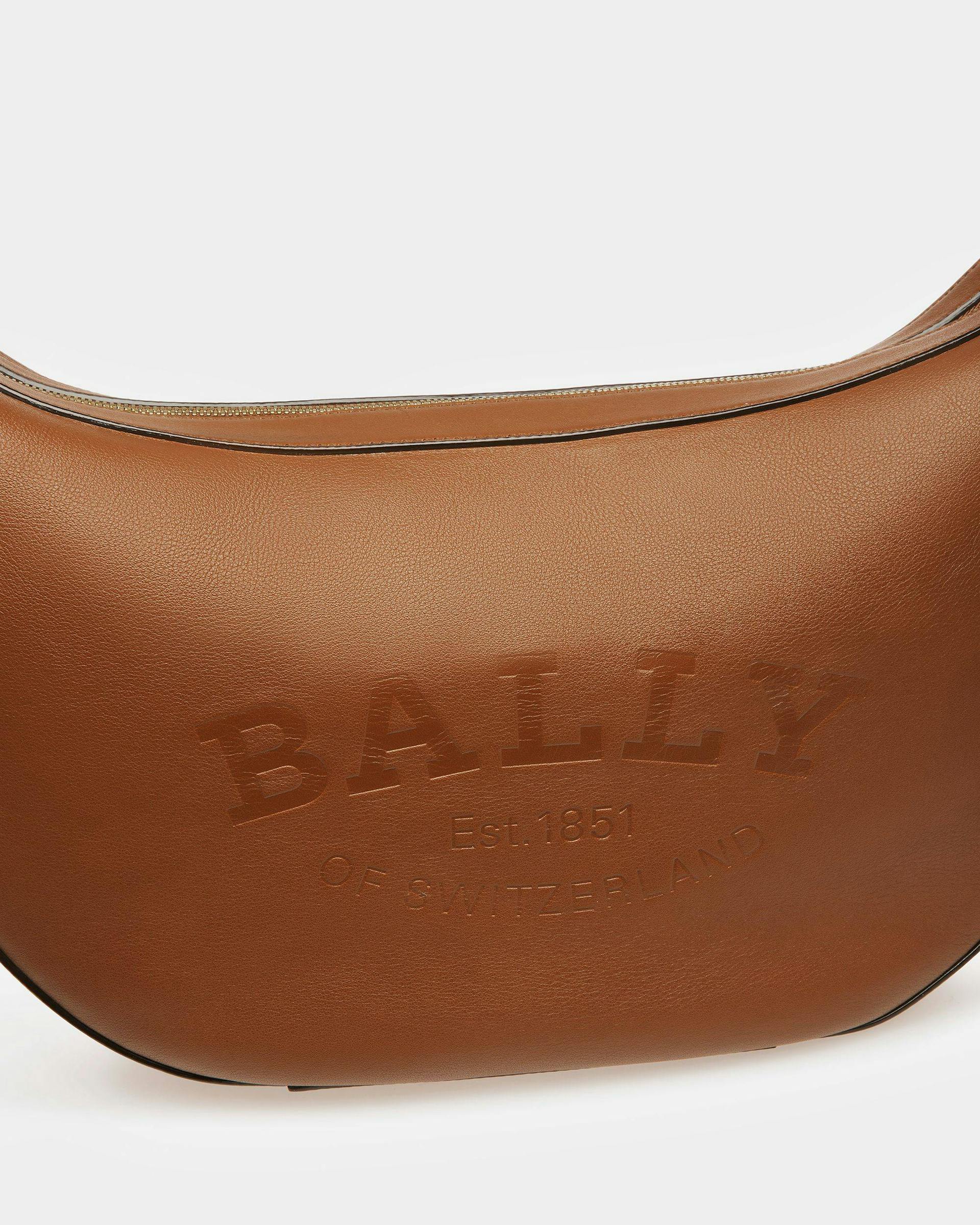 Charo Leather Shoulder Bag In Brown - Women's - Bally - 05
