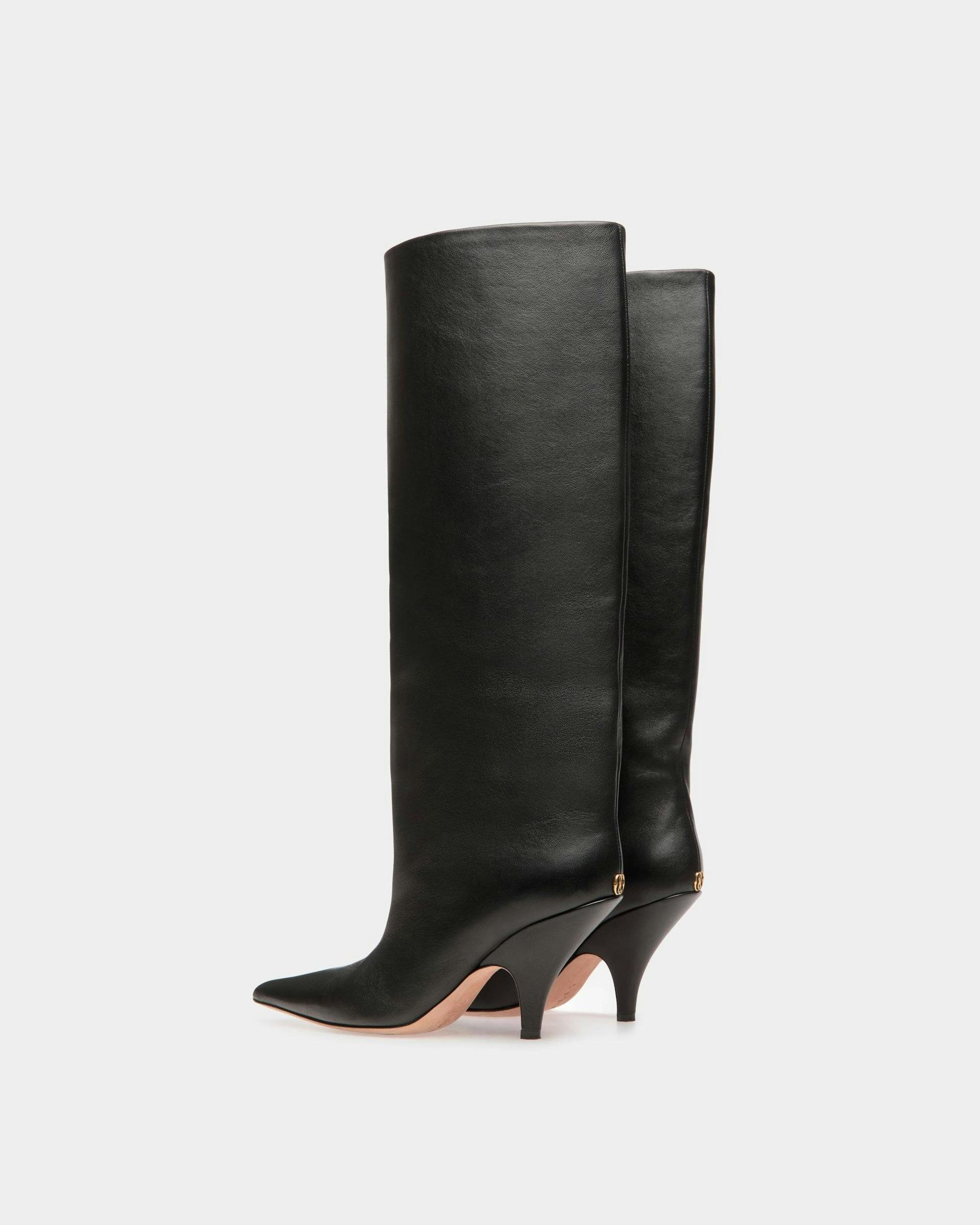Katy Long Boots In Black Leather - Women's - Bally - 04